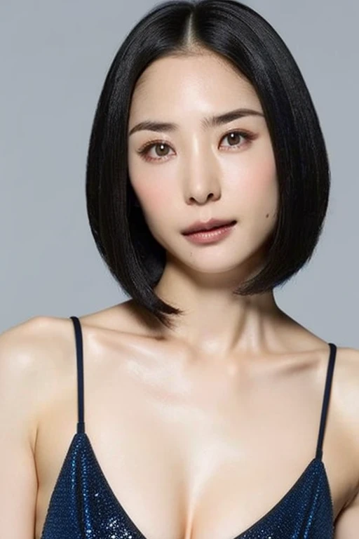 ((top-quality、8K、​masterpiece:1.3))、foco nítido:1.2、perfectbodybeauty:1.4、Slim abs:1.2、((Layered Hair Style、Colossal tits:1.2))、(Red Bikini:1.3)、(Street:1.2)、Highly detailed facial and skin texture、Narrow-eyed、二重まぶた、seductiv、 Desportivo、　Buruma，exercise、　gymnastic suit、　Short black hair、Big don't leak points、High-definition facial features、 8K、Female in her 30s、japanes