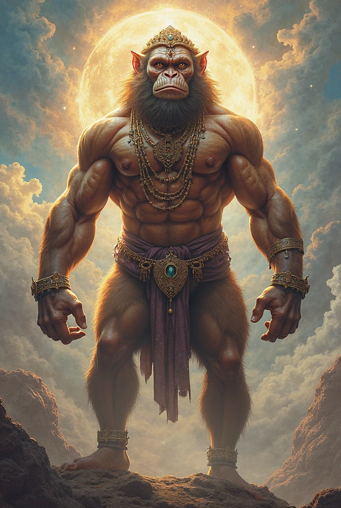 camel with 3 heads and 4 arms, bipedal, with a muscular body like a bodybuilder, furry body, wearing purple sultan pants, standing, showing off his muscles, add more 2 arms on it, doing an indian deity pose, seen from the side