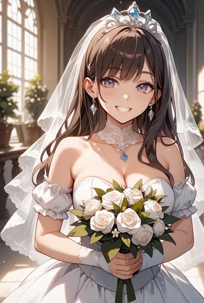 Beautiful Mature Woman、wedding dress、wedding