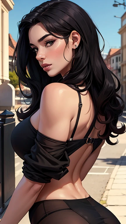 A closeup of a woman in a black top and a black bra, estilo de arte de charlie bowater, Estilo Charlie Bowater, retrato de vampiro, arte do personagem charlie bowater, Alena Aenami e Artgerm, Neoartcore e Charlie Bowater, Charlie Bowater cores ricas e profundas, lazy art style, Artgerm e Tom Bagshawum close de uma mulher com longos cabelos pretos e um colar, amoranto, Bela Delfina, better known as amoranto, Kailee Mandel, cabelo preto e olhos grandes, profile picture with headshot, young beautiful amoranto, pale and glowing skin, retrato de alta qualidade, com cabelos longos e olhos penetrantes, ivory pale skin, Sydney Hanson mode white skin tone close-up portrait Cartoon style GTA style digital illustration of a woman in a black dress and black hair, linda rainha vampira, linda rainha feminina vampira, gothic maiden, very beautiful gothic top model, beautiful vampira feminina, goth girl, goth girl, gothic maiden of the dark, Gothic style, gothic woman, gothic clothes, gothic outfit, moda vampiro, vampira feminina, wearing a gothic dressClose up of a woman with long hair and a sweater, cabelo castanho encaracolado, linda modelo, retrato de alta qualidade, medium portrait soft light, parece a jovem liv tyler, retrato colorido, linda mulher, cabelo loiro cacheado | d & d, beautiful portrait lighting, uma linda jovem, modelo muito lindo, Retrato de 50mm, medium - long brown curly hair a close up of a person wearing a tie and sweater;, Hermione Granger, inspirado em Hermione Hammond, hermione, Ema watson as Hermione Granger, Ema!! watson!!, Ema watson as harry potter, Ema watson as driada, Ema watson, portrait photo of Ema watson, photo of Ema watson, movie still of Ema watson, with the face of Ema watsona cartoon of a woman in a bikini and panties, oc commission, commission for high res, realistic bikini, garota anime sedutora, nico robin, artgerm extremamente detalhado, fofosexyrobutts, Kate Bispo, corpo p