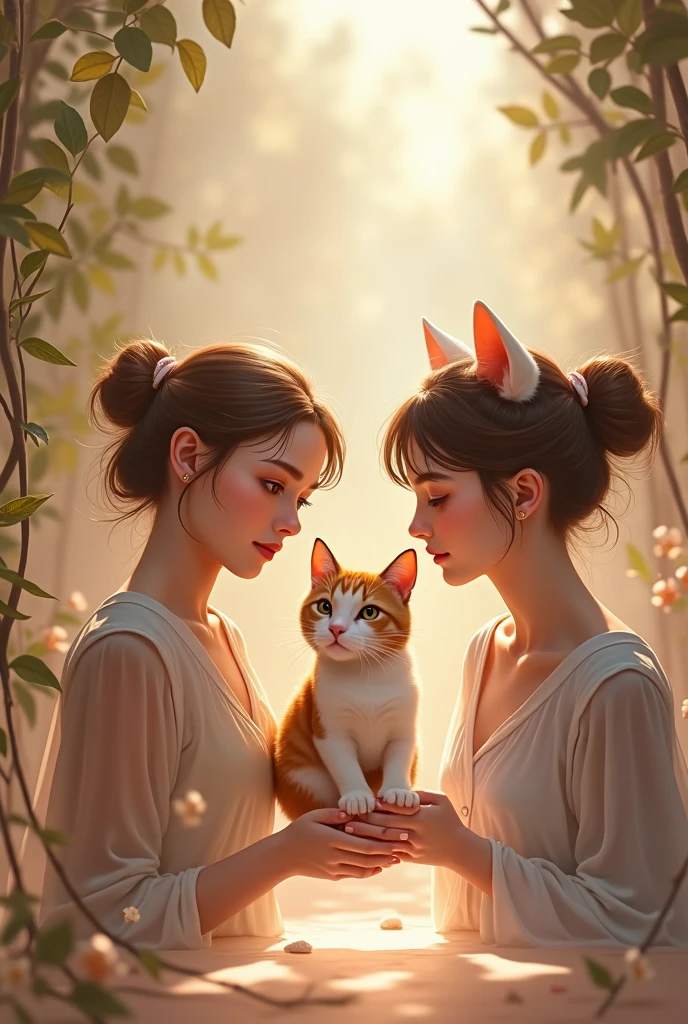 Discreet matching cat couple profile pictures