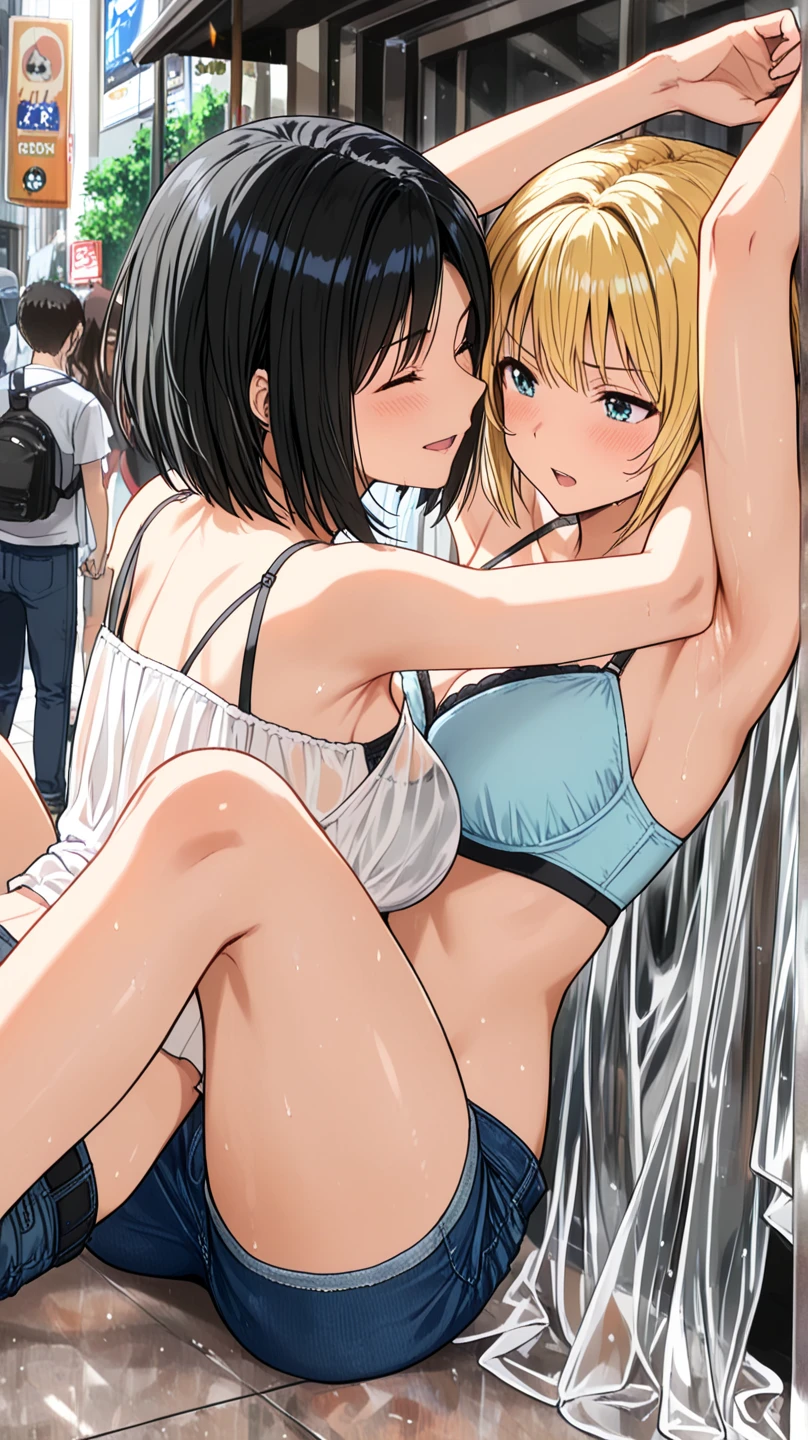 best quality, masterpiece,highly detailed,anime,1girl, adult face, mature face, mature female, mature woman, mature beauty, adult blonde, mature blonde,upper body medium breasts, medium breasts, perfect face,(black leather bikini),armored black dress,breasts covered by black bikini from above, pink nipples,chain,headwear,flag,standing on abandoned battlefield in background, no one around, depth of field,looking at viewer,cinematic lighting,Full scene shooting， best quality，sunset，Windy，look up to the sky，outdoor scene， white short hair，Natural landscape，rot，medium breasts, Sexy long legs，（thigh gap：1.5），（Buttocks，well-muscled and toned hips）