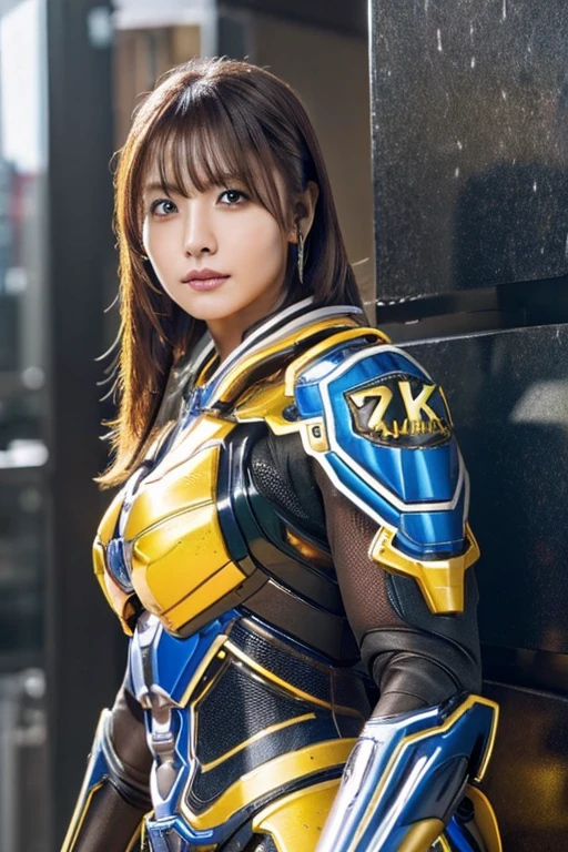 Ulzzang-6500-v1.1, (RAW Photos:1.2), (Photorealistic), (Genuine:1.4), 1 Japanese girl, Warframe, Complex patterns, Heavy Metal, Energy Line, Faceless, Shining Eyes, elegant, intense, Blood red and black uniform, alone, Modern, city, street, Dark Clouds, thunderstorm, heavy rain,, Dramatic lighting,, (masterpiece:1.2), highest quality, High resolution, beautiful, Very detailed, Perfect lighting, (Full Body Shot:1.15),