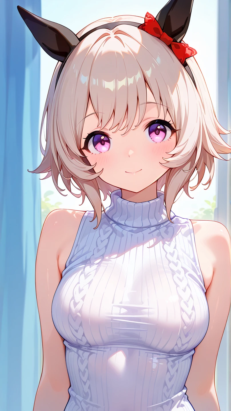 16k、masterpiece、High resolution、((1 female))、short hair、Very large breasts、((Shiny white transparent bodysuit))、Smiling Kindly、Wave to viewers、Very close、Night Park