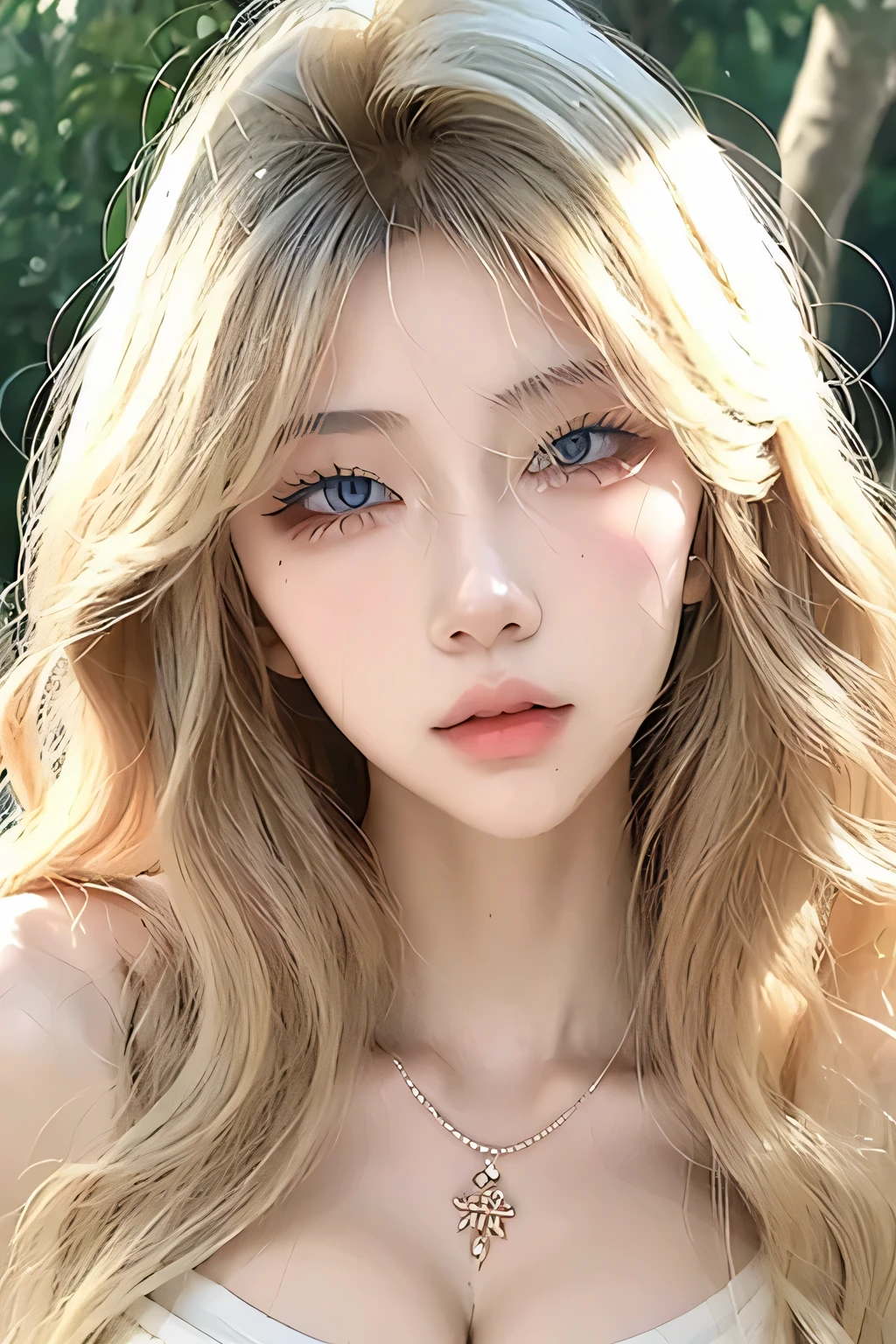 A close-up of a woman with a breast piercing, Realistic art style, realistic art style, Kawaii realistic portrait, realistic digital drawing, in bowater art style, realistic digital illustration, 🤤 girl portrait, guweiz style artwork, realistic anime art style, Realistic digital painting, realism artistic style, realistic anime art style, anime realism style