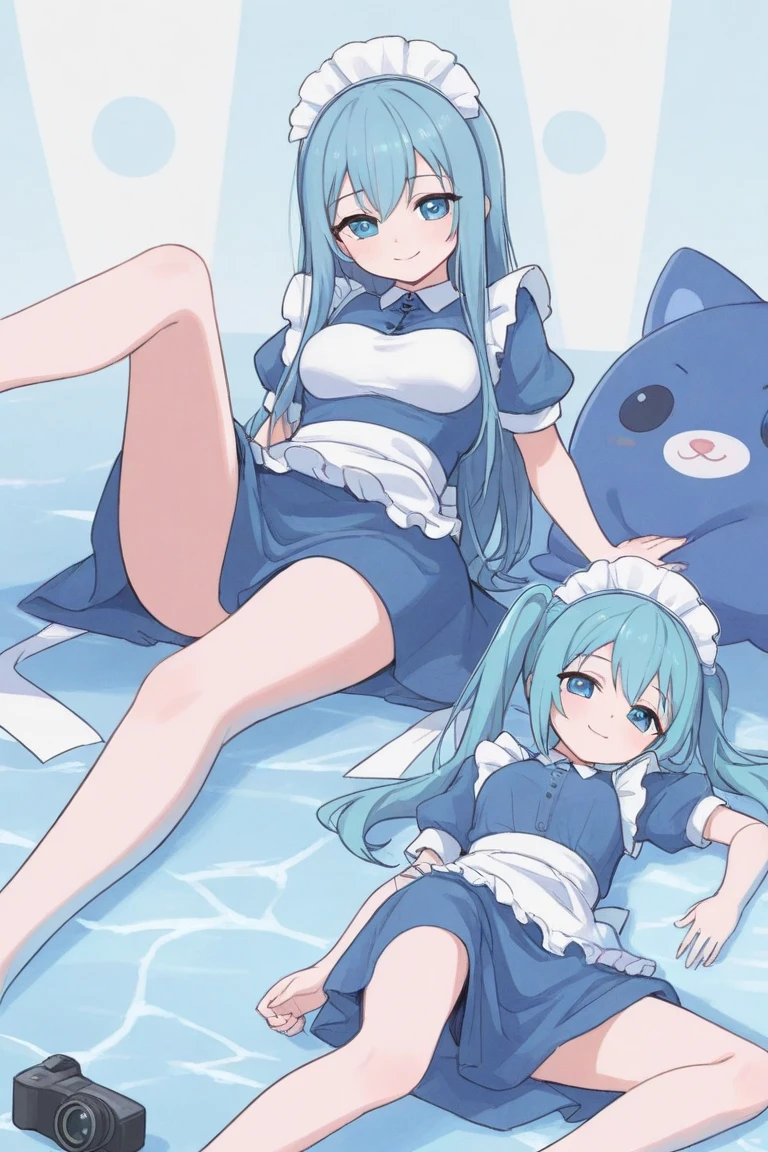 (masterpiece, best quality, 8k wallpaper:1.2 ), ultra detailed, absurdres, highres, long blue-green twintail hair, (hatsune miku:1.3), ((7 yo)), full body, ((1girl, solo, 1panel)), (flat chest), (((glossy slippy smooth texture {blue|black} one-piece japanese school swimsuit:1.3))), ((motherhood kind smile, head tilt:1.2, squinting eyes, wince, closed mouth)), (looking at viewer), too sweaty body, silky skin, beautiful eyes, beautiful smile line, big blue eyes, shiny hair, beautiful detailed eyes, beautiful detailed skin, beautiful detailed clothes), framed flat chest double breasts, flat chest under bust, too wet skin, too wet clothes, glossy skin, glossy clothes, skindentation, skin tight, thick thighs, on the hospital bed, portrait, cute face, kawaii, (((peeping shot from ceiling, flirting))), peeping dripping, wide open legs, wide spread legs, squatting, get on your knees, realistic, realism, photorealistic, (((waterfall muddy solid milk is dripping from the crotch))), both inner thighs, ((white nurse cap, too wet see-through too thin white over knee socks, white nurse shoes)), lower body focus from below, ((a lot of solid milk on crotch and thighs)), arms down forwards, upper body backwards, lower body forwards, (An erotic nurse dedicated to squeezing the first), (((holding short small shot glass with solid milk))), petit, short legs, short arms, being stumpy, child girl, child, lolilicon,dler:1.1, sitting, presented socks sole