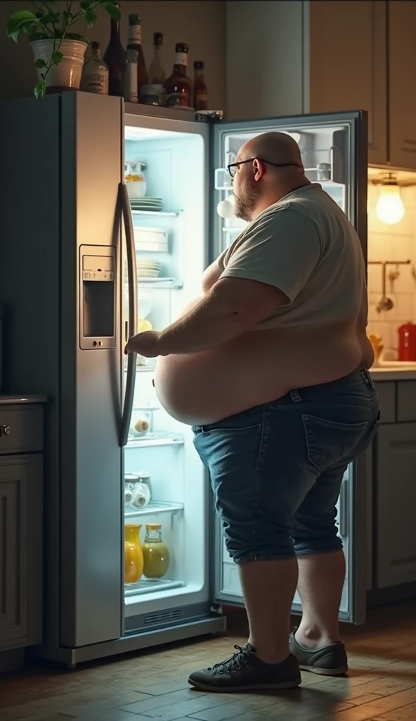Side view, Side, Side view, JOGADOR DE RUGBY parrudo de fully body cueca boxer branca, taking a shower under the shower turned on, protruding belly on display, fully body, fatter, soap at your feet, bathroom background with shower on, humid, vapour, water, immersive and sensual lighting