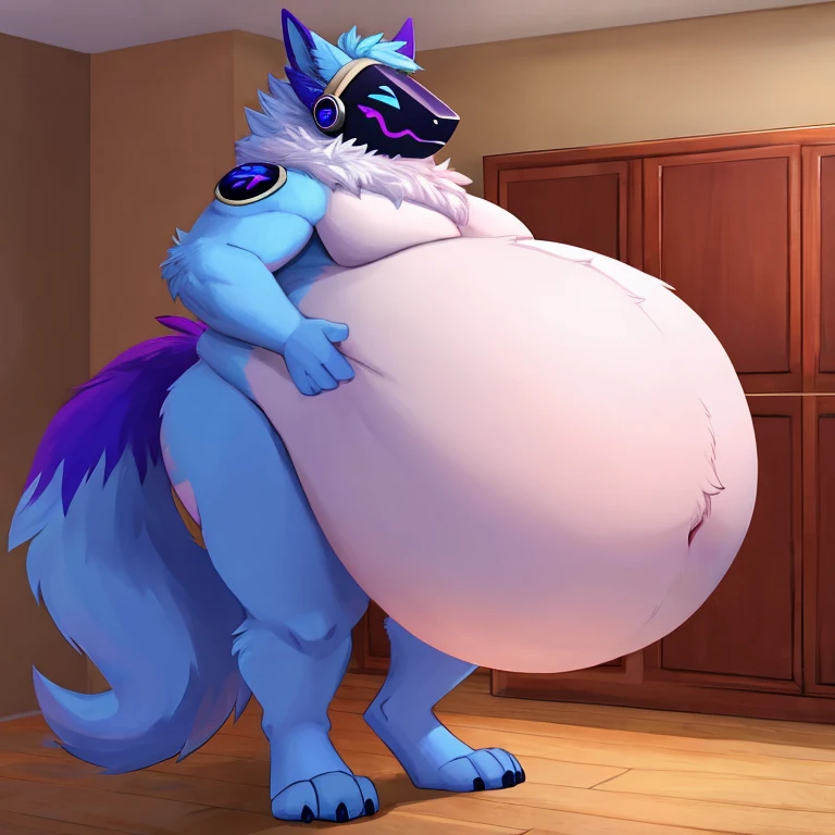 4k ultra quality, 4k full body view,ultra high detailed body,blue skin fur,male,wolf detailed body, detailed belly, white belly fur,Mpreg wolf, wide chubby face,beard,hairy belly,nipple, big chest,overweight male, chubby belly, huge belly, ((round belly)), obese belly, (enormous belly), ((ultra enormous body)), massive body, big musclegut, massive,(wide body), massivegut, massive body,(enormous gut),Mpreg, pregnant belly, pregnant gut,enormous belly, mature male by mystikfox61, by glitter trap boy, by bebebebebe,by morethreedee, by seibear,naked,scar on belly and body,size deference,warm atmosphere,forest,night,cave, tentacles,,posing,nervous face,oily belly wolf