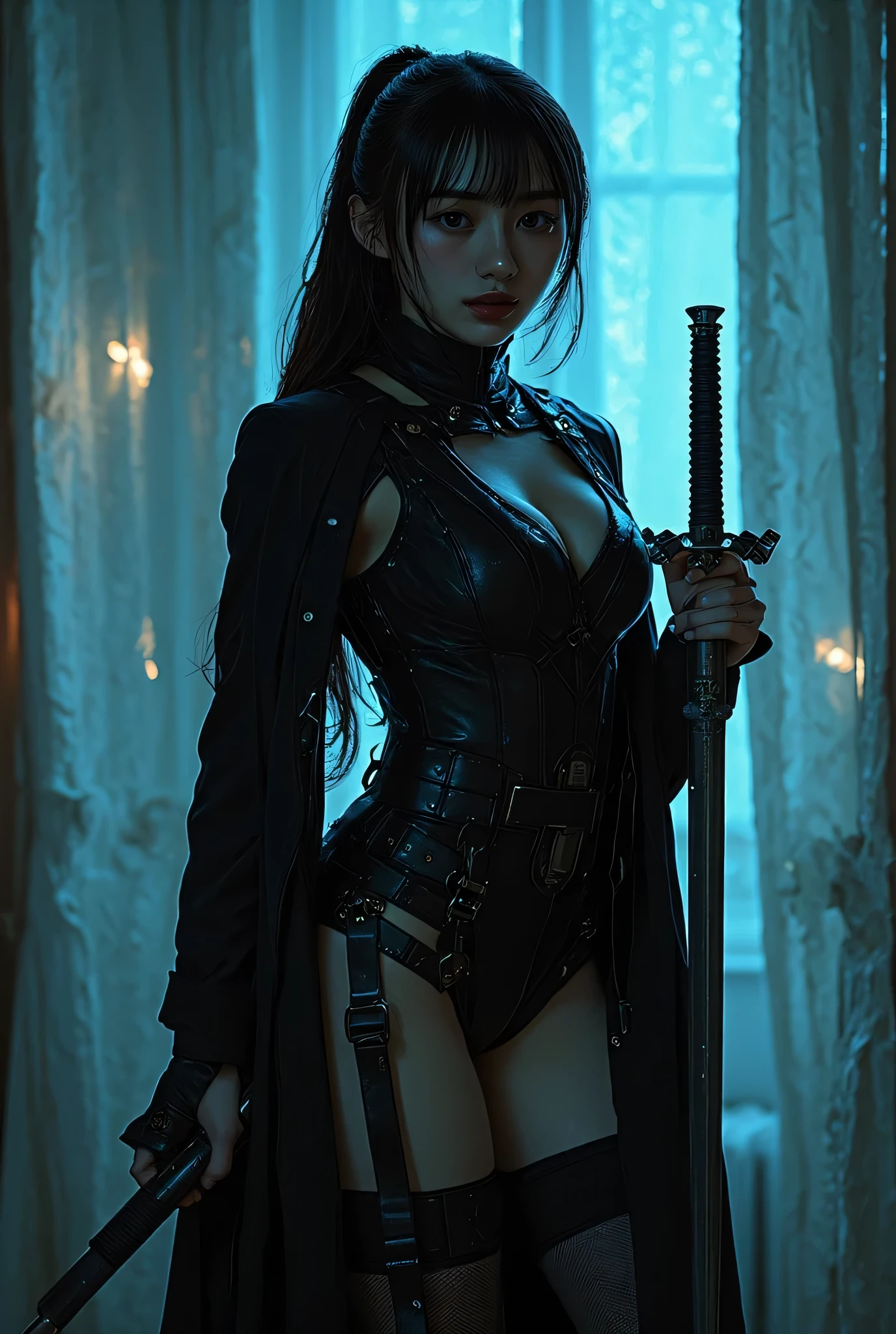 - [ ] - [ ] ((wearing the superheroine's torn sheer costume)),(no panties, no bra)), wet crotch, wet thighs, Beautiful girl with accentuated slender abs: 1.4, (((tip protruding, areola protruding, pubic shape clearly visible)), Six-pack abs: 1.4, bust Botox, (fully tied with a chain), restraint, slave, collar, contempt, (((tears flow, cry with pain)), sweating, (((vast prison with sunlight)), dark fantasy, ceiling peeling, broken slabs, rebar between cracks, realistic material details, extreme details, ultra-realistic materials, broken walls, (torn costume))), wet, cloudy, ((chained)), ((big emphasized by chains)), (( ( Chains that dig into the crotch)), ((hands tied behind the back, invisible hands)), (no panties, no bra), shredded costumes, broken golden shields and battle spears, combat shoulder armor, junkyards, blood on the face, blood splattered, realistic, (bruises, dirty, ripped clothes, revealing clothes, blood: 1.3), brown hair, long hair, torn cloak, torn pantyhose, long legs, (( Chains cut into the crotch)), one leg suspended by chains, metallic shackles and fetters, (((crotch chains stretch to the ceiling and are taut)), both arms are hung from the ceiling with chains, the shackles of the left ankle are connected by chains suspended from the ceiling, the wet crotch is clearly visible, shooting from below, both hands of the shackles are raised up with chains suspended from the ceiling and the sides are visible, Sword and shield made of Swarovski at the feet, anatomical, (futuristic sci-fi battle fashion, cracked elbow and knee cyberpad, torn cyberlong boots, torn cyber gloves: 1.1), (((Y-shaped balance pose with both wrists and left leg bound))), ((left leg extends straight up without bending the knee)), photo, sharpness, unique 850 4, Koda850 k Portrait Camera, F1.6 Lens, Ultra Realistic Textures, Spectacular Light Textures, Cinestil 800 Fashion Mechanics,