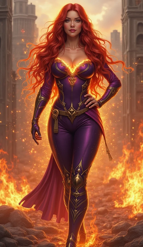 ((Jennifer Garner from Alias TV series) as Dr. strange), defined muscles, ((((red hair)))), athletic build, (((naked))), (((no clothing))), highly detailed, sexy revealing lots of skin, large breasts, ((casting a spell)), ((wearing Dr. Stange cape), ((wearing Dr. Strange cloak)), ((lots of cleavage)), ((huge sigillum aemeth filling background)), ((rear view)), ((butt towards the camera)), ((cobalt blue eyes)), (((dark tan)))