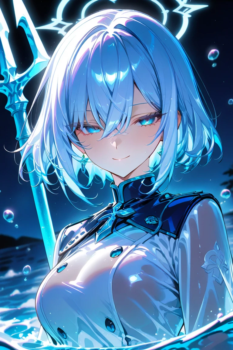 Anime girl in blue dress standing in water, anime style like fate/stay night, Artoria Pendragon, fate grand order, Ayaka Genshin impact, blue scales covering her chest, Beautiful anime woman, beautiful fantasy anime, beautiful and seductive anime woman, cute anime waifu in a nice dress, Portrait Chevaliers du Zodiaque Fille, Beautiful anime girl, Anime goddess