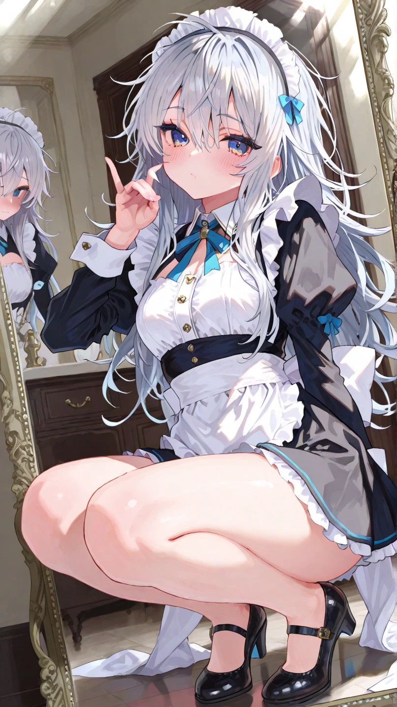 white  clothes，Work uniforms，White-collar workers at work，White color blouse，Raised chest，A plump chest，Bigchest，white colors，blanche，The clothes ar，Very good texture，softness，Soft texture