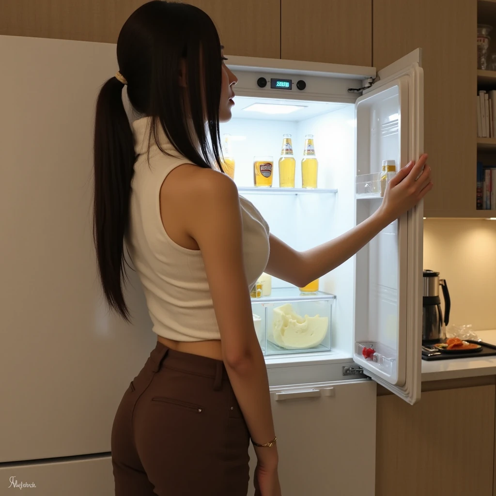 Wear white underwear and white panties,Side rear view,(white panties),((White three-point panties)),(revealing buttocks),(Exposed Body),(Exposing thighs),(super detailed body),(Super delicate buttocks),(Super delicate legs),(Three-point underwear),(White underwear)