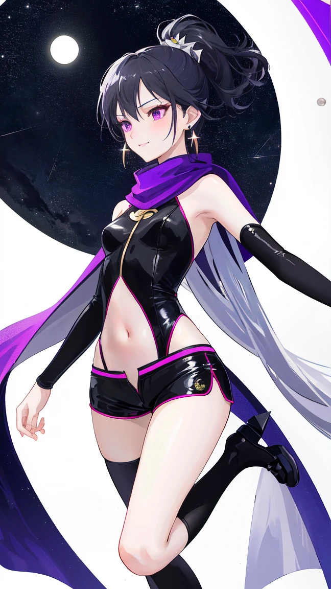 The War Games of Zelos, many girls, colorful hair, knight, ponytail, colorful hair, colorful eyes, Appearance at birth, multi pose of drawing a sword, Delighted, group, full body shot.,
