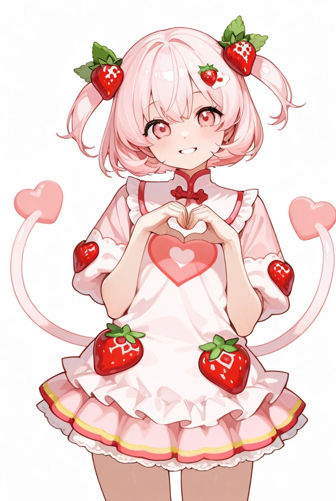 🍒cherry girl white skin dress