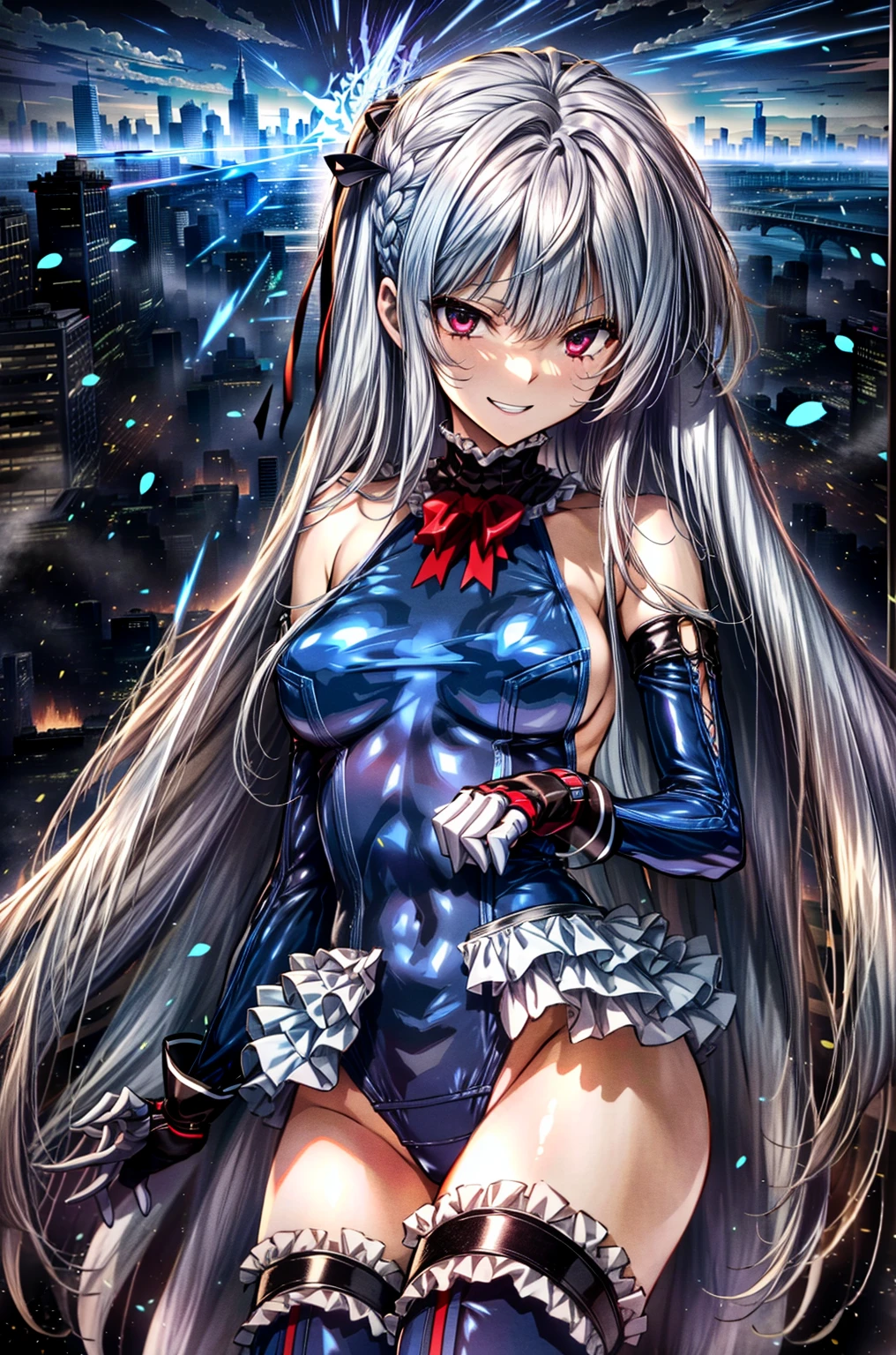 1girl in, ( (digital) ( ), medium breasts, (fril swimsuit, thighs thighs thighs thighs, Detached sleeves)) , Best Quality, marierose,、Hypnorola
Eyes in the sky、1girl in,Emotionless facial expressions,,(Inside the base:1.4),dark aura