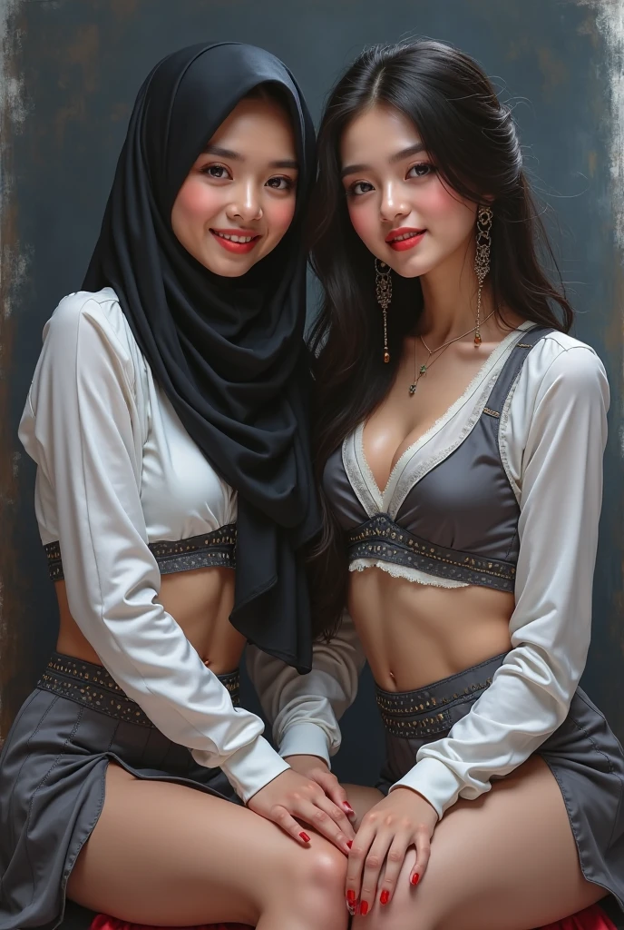 Farhana Fahmira with bra
