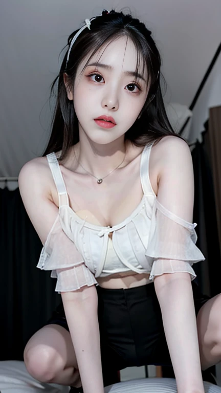  (((NFSW : 1.2))), (((pornography))), (realistic), (intricate details:1.2), (masterpiece、:1.3), (top quality:1.4), (Ultra A high resolution:1.2), Ultra A high resolution, 8K resolution, very detailed expression, dark, (high quality), complete anatomy, natural anatomy, full body photo, The man is driving take away woman in the car:1.4), man is her master, woman is slave, korean, she is 25 years old,  The passenger seat backrest is tilted backwards, she is lying on her back in the passenger seat, (her both hands be tied up behind back with rope:1.8),(((orgasm : 1.7))), (((moaning, shout))), Her legs are spreaded and hanged up, (A dildo was inserted into her pussy.:1.9), she weard No sleeve knit, mini skirt, high heel, sexy pantyhose, ((Time is night:1.8)), (The man is driving while looking her ;1.6)