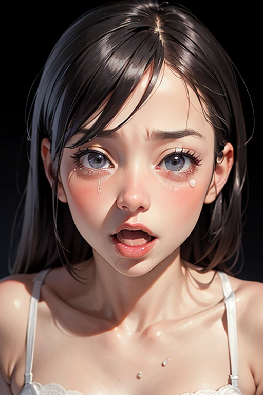 Highest quality, masterpiece, look up, cute,(Horror),(((少女の美しいzombie))),(zombie),(This girl is dead),Trying to bite,(((Bleeding,Injured))),(((Shedding tears of blood))),((口からBleeding)),((Covered in blood)),(A body covered in wounds),((zombieに身体中を噛みつかれた)),((Sexy)),(sexy),((Large Breasts)),(Baby Face),(Middle school students),(((Masturbation))),((semen)),Beautiful Style,(((Lower body exposed))),((Pale skin)),(Sensual look),Sexy表情,Expressions of delight,Crazy Smile,((Ahegao)),(Dark atmosphere),(Dark atmosphere,fear),((Dim lighting))