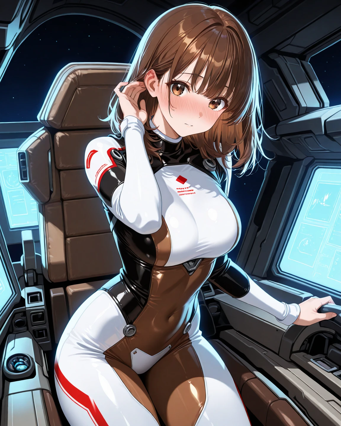 score_9, score_8_up, score_7_up, source_アニメ, Idealized Forms, Natural Light, details background, blurry background, extremely detailed,yukikaze (kancolle), brown hair, brown eyes,short hair,(petite),completely nude,(supplyed eyes),((tears)),blush,nipples,navel,vaginal,orgasm,trembling,1girl, solo, bind_all, machine, spread legs, bdsm,(from bhind),look back,ass