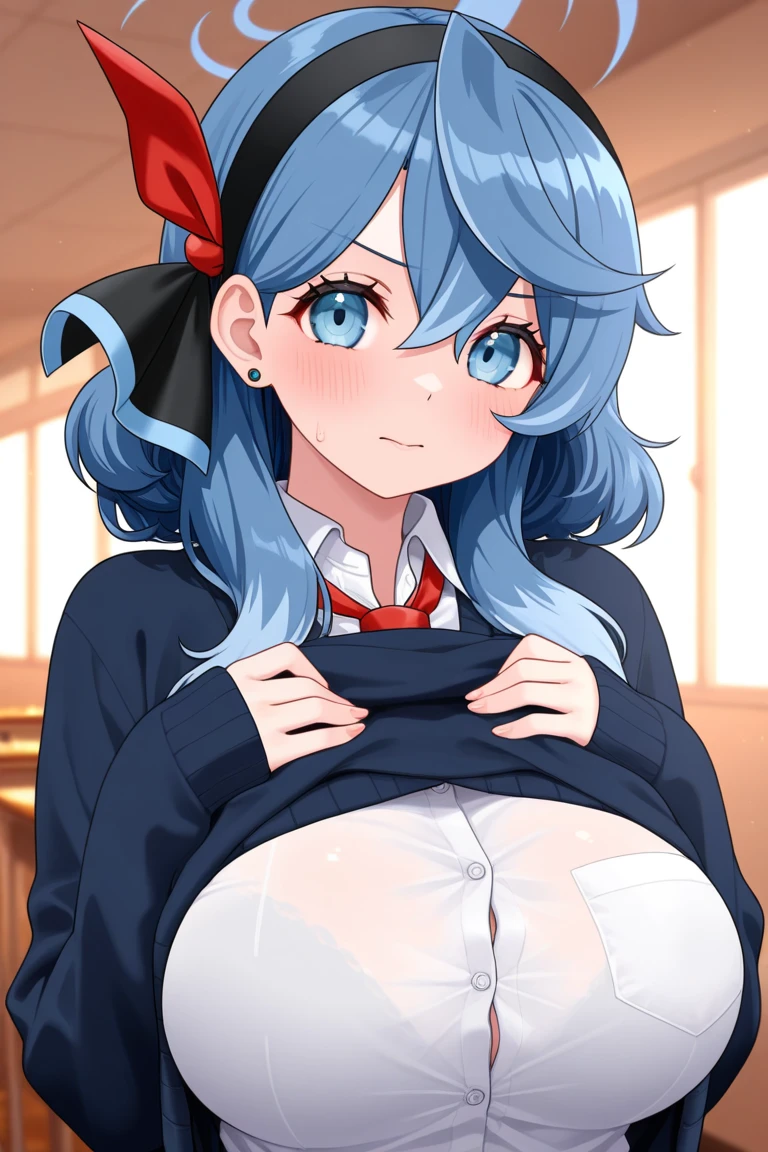 flat chest,8k,highest quality,masterpiece, highest quality, High resolution, side ponytail, hoshimachi suisei,flat tits,flat breasts,(flat chest),slender , skinny, milking machine , milking device,machine breasts,breast_crimper ,pov ,perfect finger,naked, irritated face, heavy breathing, nude,naked,