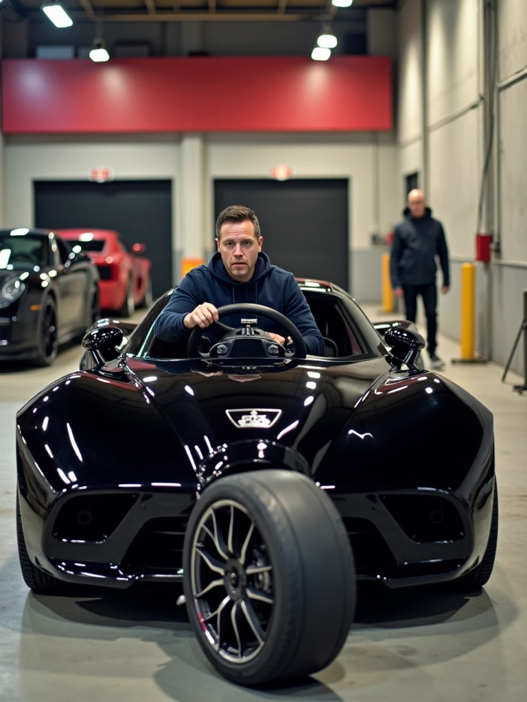 1 homem,um homem musculoso de 25 anos,Dentro do carro, you can see through the car window, he is only wearing black underwear,corpo musculoso, segurando o volante,Carro Honda Civic tipo-r,soft lighting,obra de arte,melhor qualidade,8K Ultra HD,digital SLR camera,film grain,Arte de pintura realista Fujifilm XT3 de Midjourney e Greg Rutkowski
INFO