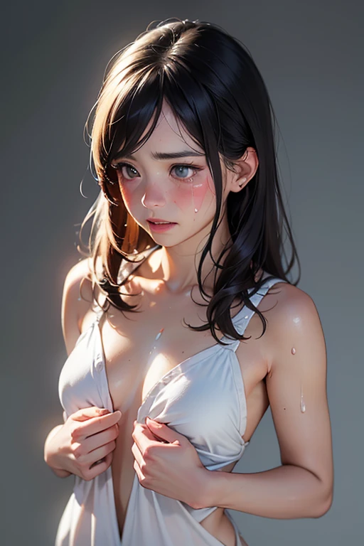 Sweaty, crying, anime, nsfw,