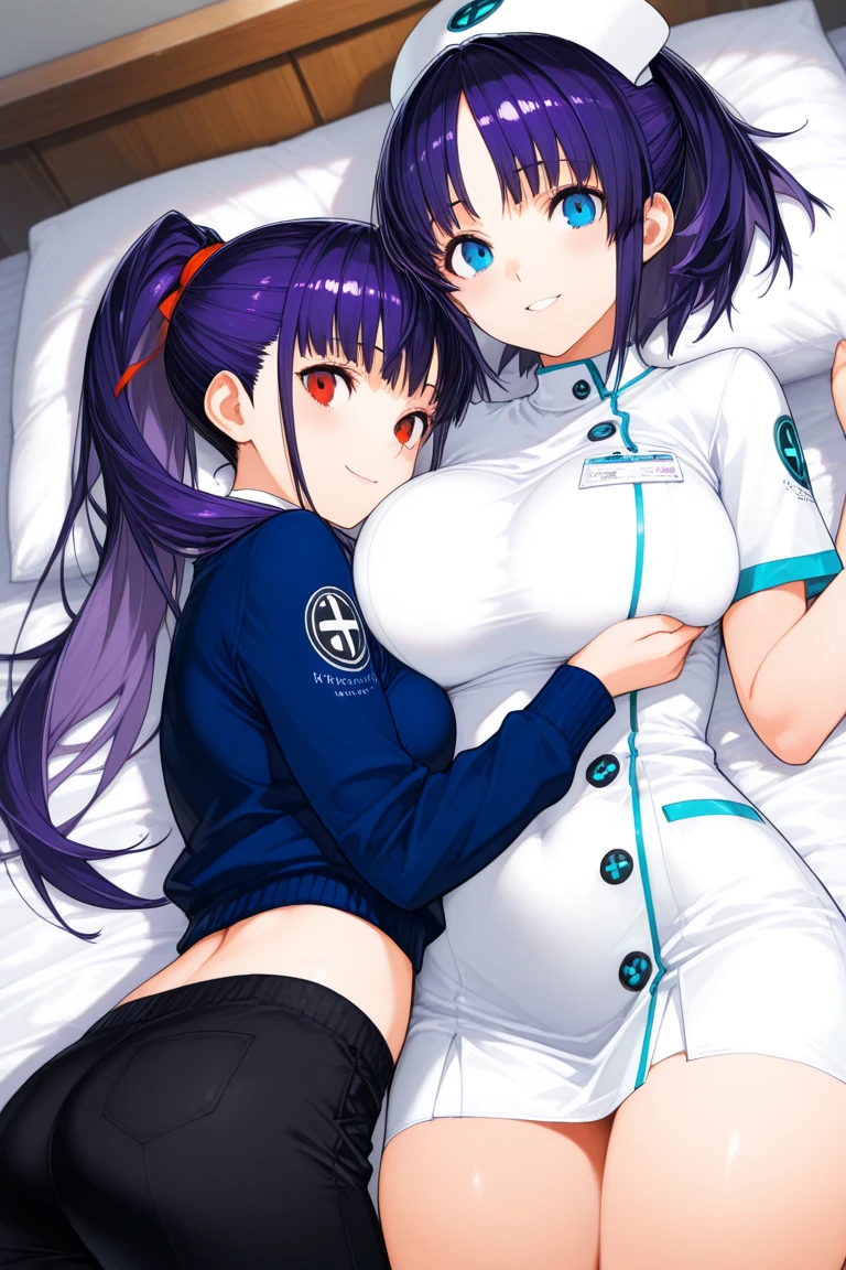 ((2girls:1.3)), ((moe style:1.3)), ((planet:1.3)), ((ufo:1.3)), full body, yuri, ((black hair:1.3)), megumin (konosuba), yunyun (konosuba), ((shy:1.3)), blush, ((perfect face)), ((extremely cute:1.3)), ((masterpiece:1.3)), ((8k)), ((best quality:1.3)), ((beautiful)), ((extremely detailed:1.3)) , ((absurdres)), AddXL, ((score_9:1.3)), ((score_8_up:1.3)), ((score_7_up:1.3)), Expressiveh