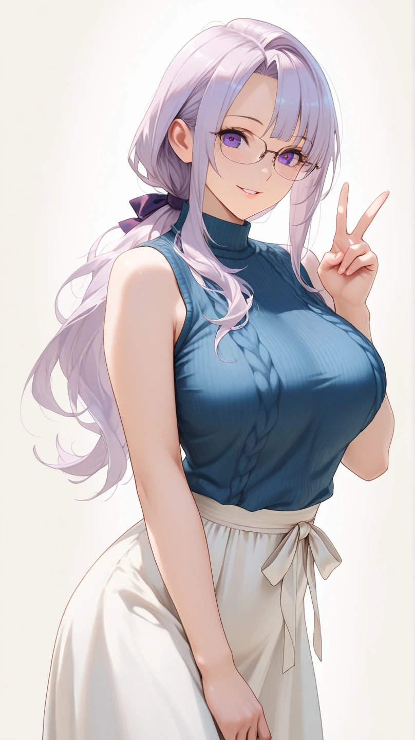 ((Tilt your body forward)), (Place your hands on your hips pose), ((Pose with emphasis on the chest)),(She was very embarrassed and blushed).(A bright red face that was very excited with shame),,(blush),(Broad white and thin shirt with chest), (A white and thin shirt with a wide open chest), (Oversized thin white t-shirts), ,(loose t-shirt),(oversized shirt), (shirt), (off shoulder), No bra, braless, downblouse, leaning forward, bright_skin, beautiful eyes, She reached a sexual ??????, oversized T-shirt, shirt, off shoulder, loose t-shirt, leaning forward, oversized shirt, shirt, (off shoulder), cleavage, outdoors,1girl,solo, leaning forward, collarbone, 
chris yukine,yukine_chris, long hair, low twintails, purple eyes, silver hair,  face, , cute face, 
