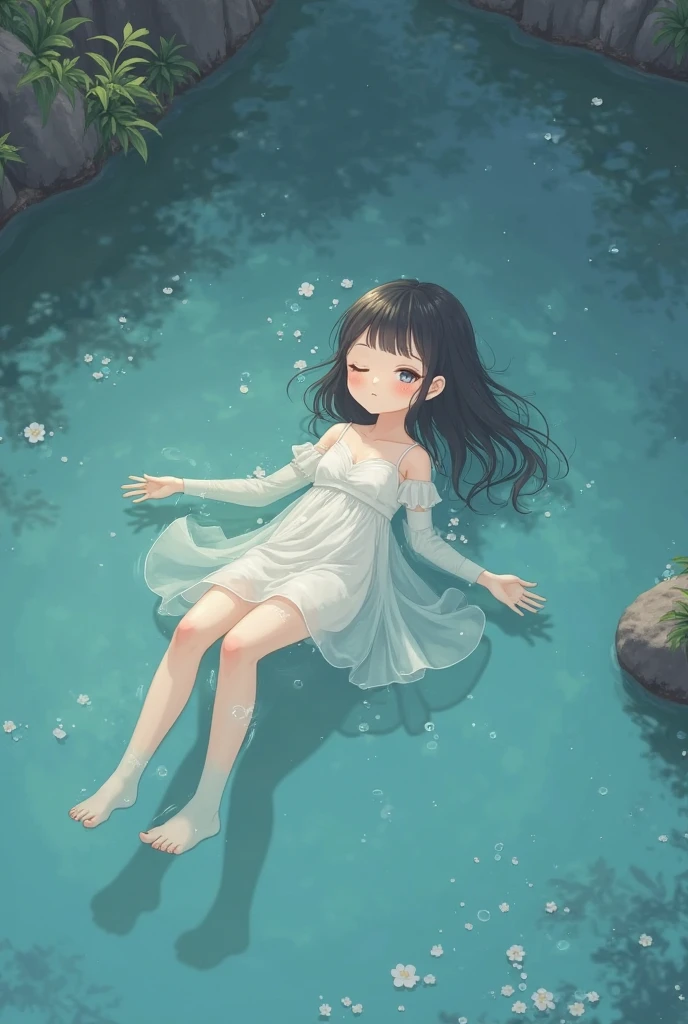 absurd , high resolution, Super detailed, (8 year old girl:1.3), Large Breasts,Happy, rest, Sundress, Ink cap, mary jane shoes, rest, Rich gradients, extreme colors, Extreme details, Clear light perception, rest, (many, Impressionism, ), Anime Characters, rest, The opening of your legs,Fluid between thighs、Flowing liquid,touch、disheveled、Comfortable to wear,Chest contour、(((Wet clothes))),Pipe top,(((Ultra-thin clothing))),(Body model),((Body outline)),Grin, blush,Overactive Expression,