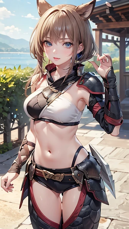 (Thynasha:1.2),dark blue hair,very long hair, purple eyes,(beautiful detailed eyes:1.0), extremely detailed face, perfect lighting, hair between eyes,bangs, (black beret, black jacket, open clothes, cleavage, midriff, black medium skirts,  black thighhighs, thigh strap, fingerless gloves, single glove:1.2), Photo,sharpness, F1.6 lens,hyper-realistic textures,spectacular light textures, Cinestil 800 Fashion Mechanics,(((Beautiful woman with left leg restrained by chains))),Appearance,Beautiful girl with accentuated slender abs: 1.1,six-pack abs: 1.1, Bust Botox,Standing on tiptoe, long legs,Long brown hair fluttering in the wind,Brown hair, Long hair, Female Warrior Costume,(No panties,No bra),(tacticul battle fashion,elbow and knee tacticul battle fashion, battle glove: 1.1),((cute batre costume)),The belly comes out and the navel is visible,Thin sheer costume, combat gloves,shredded costumes,cyber long combat boots with golden knee pads,Anatomical,(futuristic sci-fi battle fashion, new elbow and knee cyberpads, new cyberlong boots, new cybergloves: 1.1),(tied perfectly by iron chain:1.3), Restraint, Slave, collars, contempt, (Chained), 4 chains hung from heaven, Metallic shackles and fetters, wet crotch clearly visible,((Hands are restrained above the head)), the neck is chained,Chain from left knee to heaven,Chained by rusty iron chains,((the tip is protruding, areolas protruding,The shape of the pubic harearea is clearly visible:0.9)),Sweating,Wet,Wet crotch,Wet thighs,Junkyard, Realistic, (cute, perfect clothes, skimpy clothes, cute: 1.3) ,Vast miritary base in us,((wide mirtary hospital with summer sunlight)), peeling ceilings, Rebar between, Realistic material details, Extreme details, Ultra-realistic materials,narrow waist,(with sparkling eyes and a contagious smile:0.9),looking at viewer,
