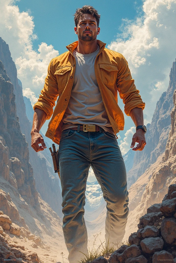 Make the Person In the Picture As a wolverine charcater from marvel .8kultra Quality and a but more muscular change the background To forest  add beard and Aggression on face iamge should be realisitic