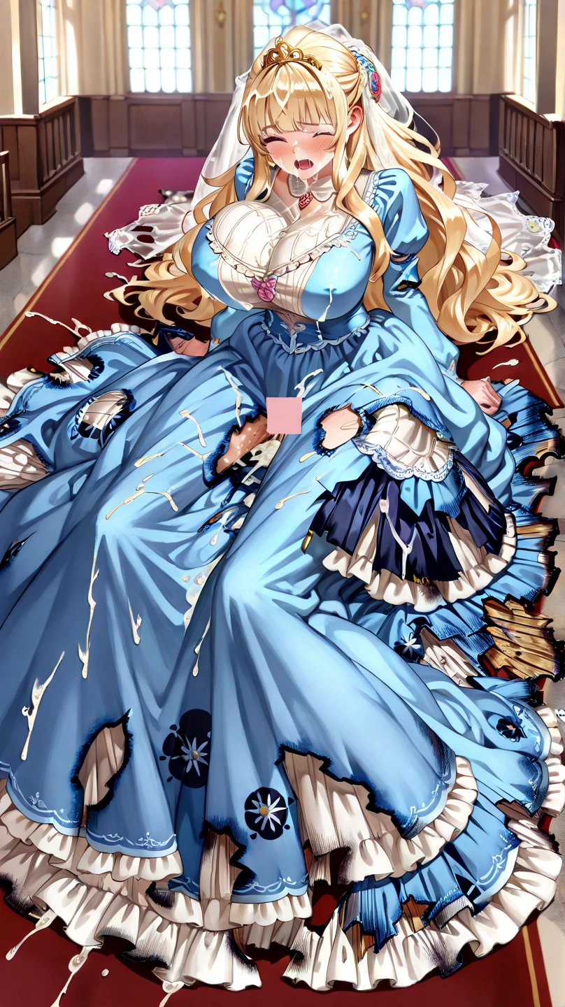 Fairy Tale Style,sleeping Beauty,A woman with big ,Long blond hair,Princess,weak,bedroom,