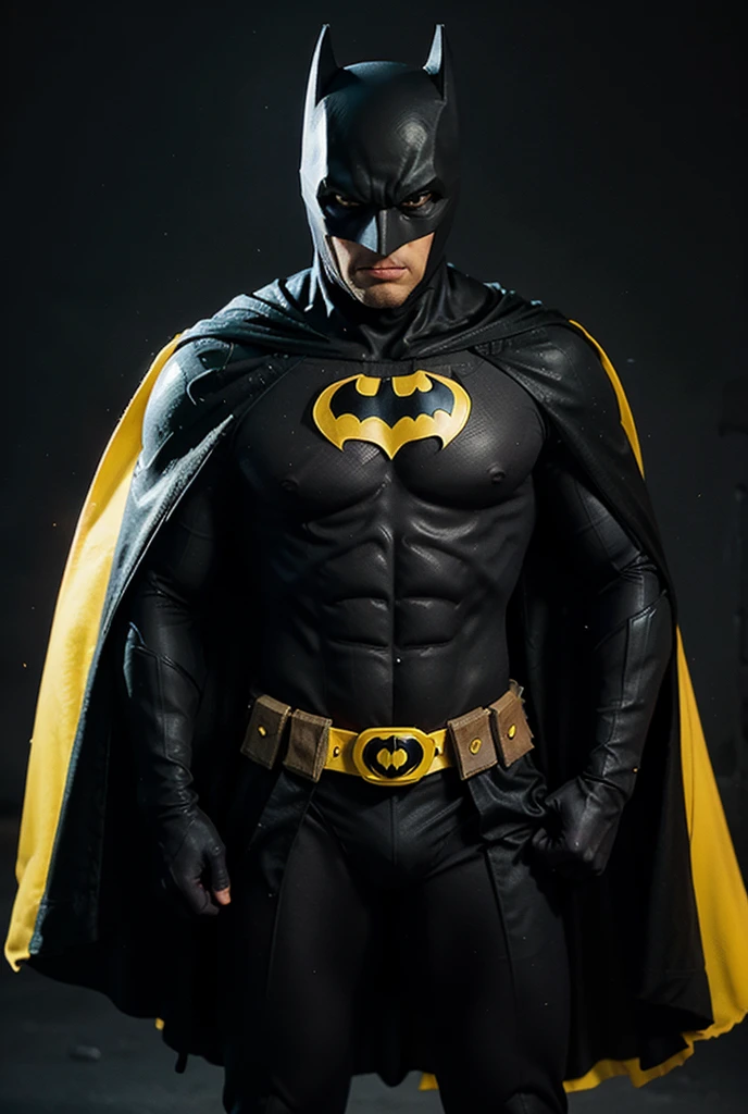 <lora:R3dd1tB1mb0_v1:1>, high resolution, high quality, realistic, muscular man in batman costume, looking at the viewer, big lips, R3dd1tB1mb0