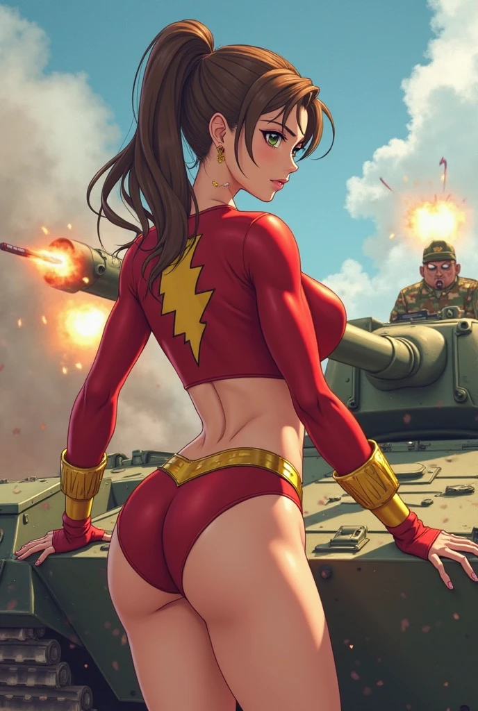model Madison Beer as sexy wonder woman NSFW
sprinting athletic Madison Beer (running, sprinting)
ass, wedgie, thong, back view
strapless sexy wonder woman cosplay sexy costume,
blue star spangled-bikini-front-thong pussy-wedgie cameltoe
red patent stiletto boots
collapsed building rubble debris warzone huge explosions
oiled sweaty