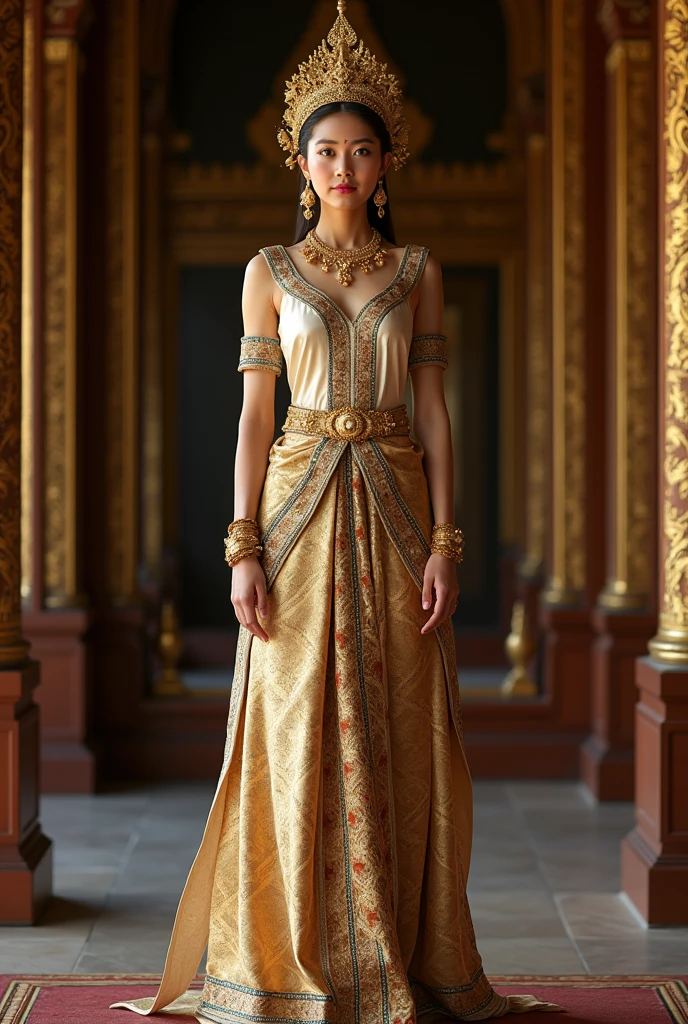 Cover of the novel Girl Love, ancient Thai costume