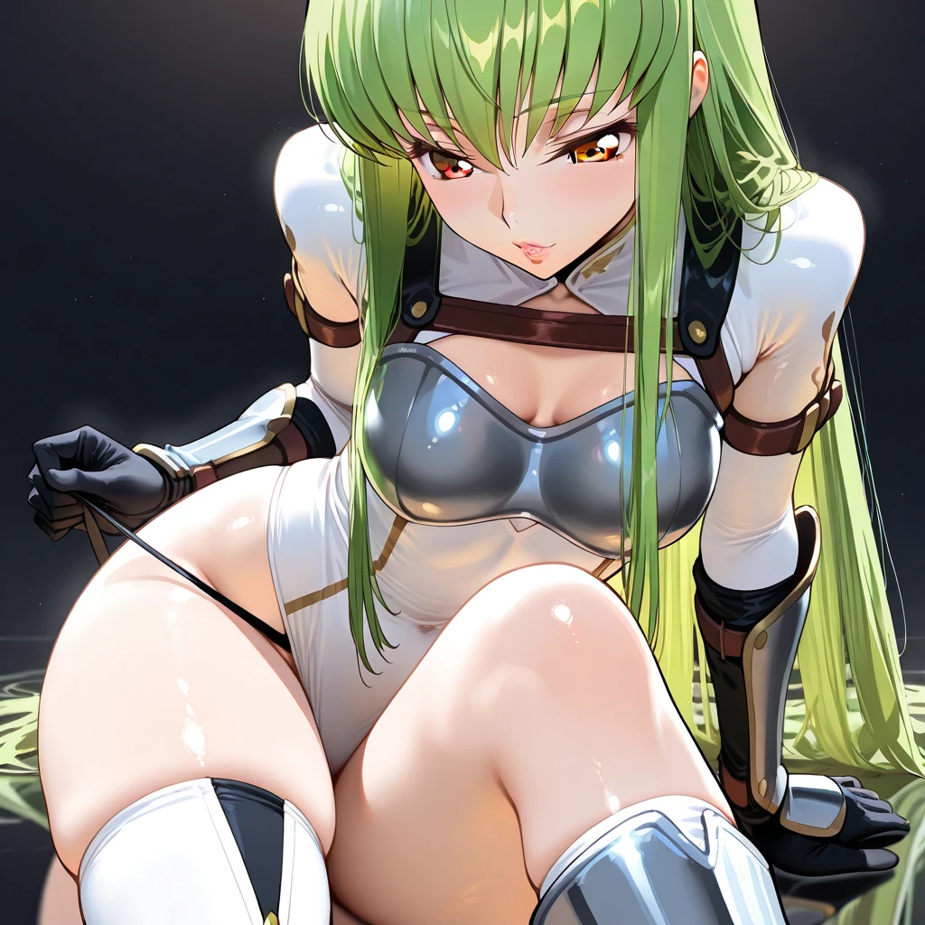 Female Combatant、Blonde Japan girl、Close-up of a girl in a black bikini、Black shiny bikini、Black boots、Saiyan Girl, wonderful, Nano Girl, Female body type, Inspired by Hiromu Arakawa, Anime Manga Robot!! Anime Girls, Fubuki, Full Body Suit, by Hiromu Arakawa、wonderful, silk, Beautiful and attractive anime teen, Anime Girls of the future, tears,Drooling,Pee,Sweat,Tongue out,incontinence,Peeing、Estrus、Eyes wide open,Estrus,Blushing,Nipples are erect,Face is hot、Lust、incontinence、Armpit Hair、pubic hair、Electric shock