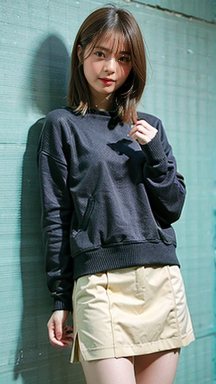 Zhu Ai_Villas,RAW photos,Brand photos,(highdetailskin:1.2),8k ultra high definition,digital SLR camera,gentlesoftlighting,high high quality,filmgrain,富士XT3,20 years old Asian woman,Wear simple clothes,T-shirt and skinny jeans,Detailed clothing details:1.3,perfect body figure,Super detailed facial details and skin,Fair and tender face and skin,二重まぶた,Super detailed eyes,fully body photo