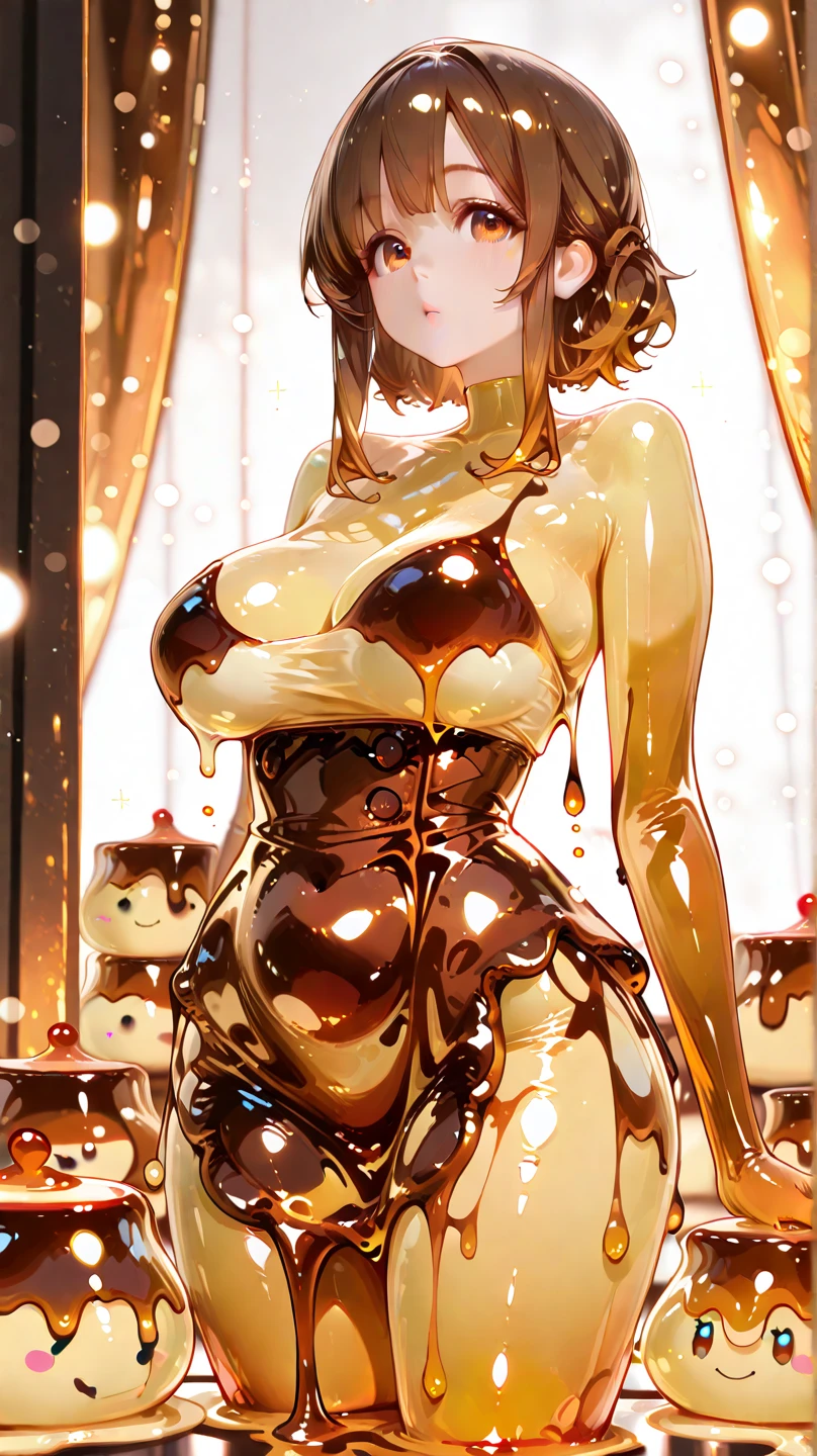 (nsfw:1.2), (((HHH))), a precious special eroticism porn scene, Express all her emphasized feelings through her facial expressions and posing, 
full color, ultra masterpiece, ultra high quality, photorealistic:1.3, ultra high resolution, described in ultra fine detail down to the minutiae, sharp, clearly, textured, depth of field, professional composition and lighting, (close-up shot), 
sexy, sensual, erotic, eros, horny, sexually aroused, (panting), sticky slimy, (raw), shiny, glaring, rich, sexual ecstasy paradise, a flashy eroticism porn party, 
top grade flashy:1.1 virgin killer courtesan, ((She is coming almost right in front of me)), (looking up and (enraptured:1.1 rapt:1.1 (half-open)) bedroom eyes to downward camera view)), 
wearing ((fine gold color (shiny super reflective (polished:1.5) metallic polyester) sexy lingerie dress costume)), (puffy nipples under the lingerie), (breasts spilling over the bra due to being tight), skindentation, Wedgie, 
beautiful sexy face, detailed mouth:1.1, detailed too shiny lips:1.1, large firm breasts, oily wet translucent skin, blonde messy loose (updo) hair, gold simple necklace earrings,
((blush)), (sweat), a little particle sweat drops, (((steam))), ((sigh)), (((((drooling))))), (((ecstasy))), ((orgasm)), ((((cum on body)))), 
ecstatic attentive escort service, energetically, ((blissful:1.5 ecstatic expression:1.1)), oral vagina, Drooling slimy tongue, She took a libido booster and her sexual energy has increased, Give me her special H service that captivates boys, breast squeeze, masturbation, 