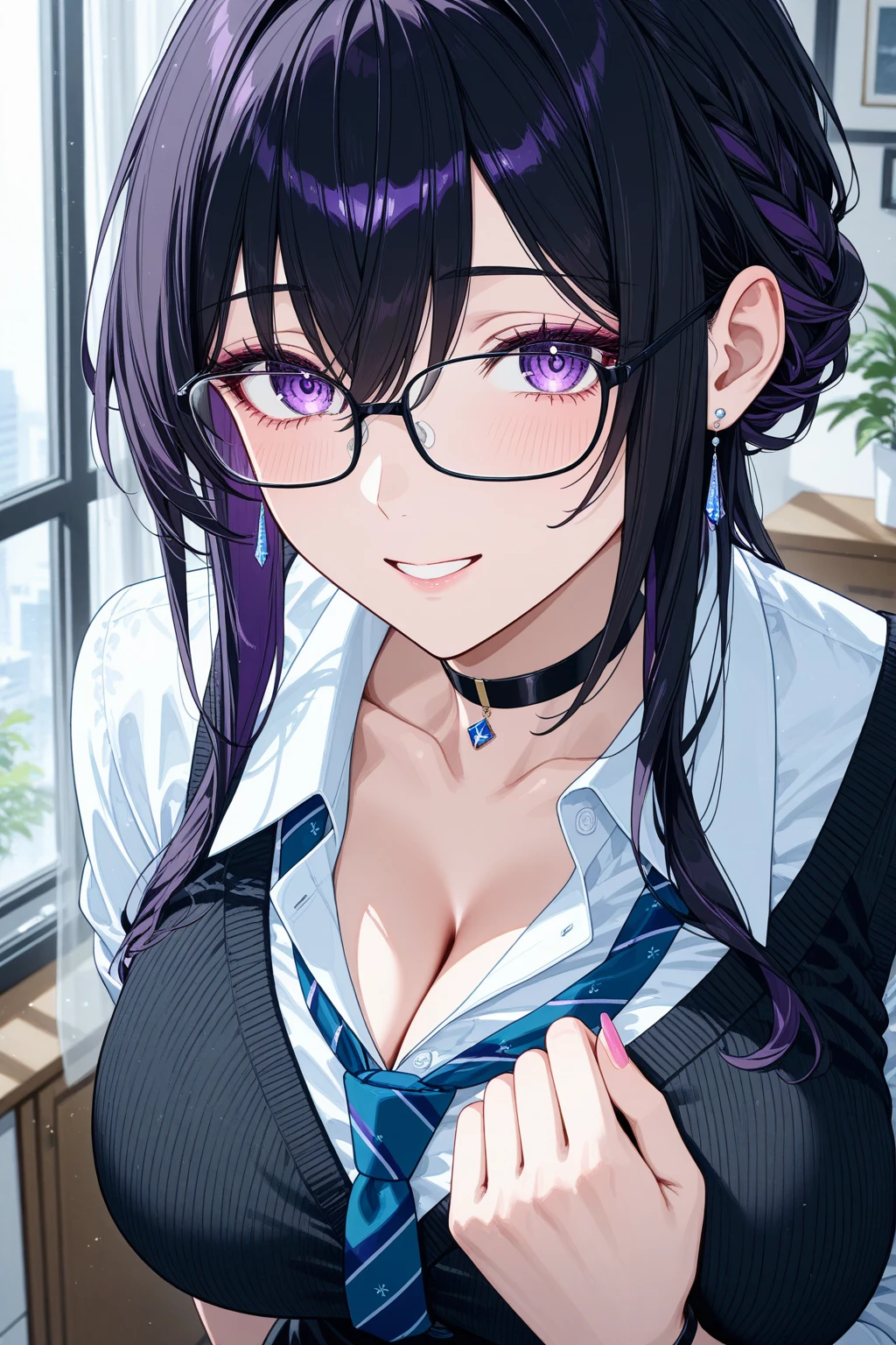 1 Girl, Lonely, Glasses, 绿eye, Long Hair,Silky skin, Full Hand, whole body, whole body图片,chestの谷間,clavicle, 1 Girl, Age 25,young woman,beautiful Finger,beautiful long legs,beautiful body,beautiful Nose,beautiful character design, perfect eye, perfect face,expressive eye,Perfect balance, Looking at the audience,(Focus on her face),shut up, (Innocent_大eye標_eye:1.0),Light_笑face, Official Art,Very detailed CG unity 8K wallpaper, Perfect lighting,rich and colorful, bright_front_face_Lighting,有Light澤的皮膚, (masterpiece:1.0),(the best_quality:1.0), Ultra-High resolution,4K,Very detailed, photograph, 8K, High resolution, High resolution, Absurd:1.2, Kodak Portrait 400, Film Grain, Blurred Background, Bokeh:1.2, 镜头Light晕, (Lively_color:1.2),Professional Photographer, (beautiful,eye標_chest:1.3), (beautiful_face:1.5),(narrow_Waist),笑face, Happy