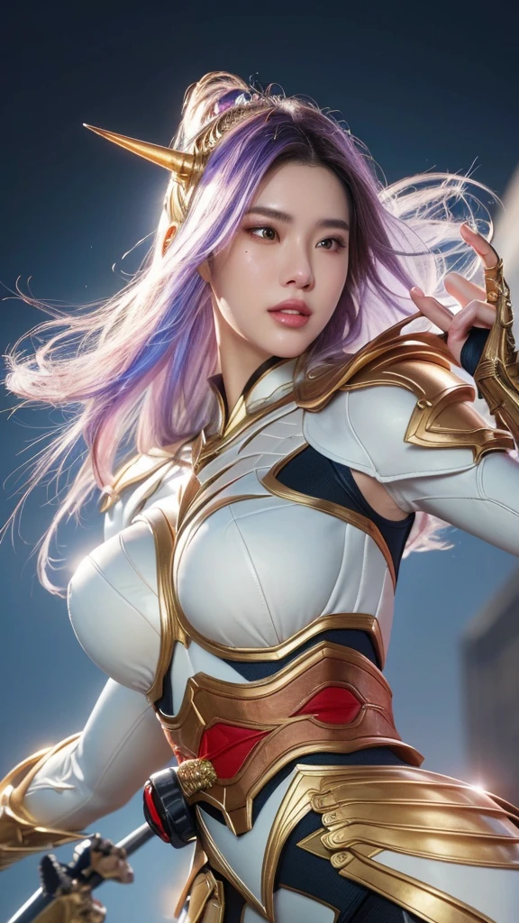 4K、Fine skin、A stunningly realistic Japanese woman、actress、Supermodel、belly button、Thighs、
背景には聖闘士star矢シリーズの壮大で神秘的な雰囲気を反映させ、star々which incorporate a hint of a radiant sky and ancient Greek architectural elements。
Cinematic lighting、highlighting the reflective surface of her golden armor、enhancing the overall mystique of the character。
聖闘士star矢の「Muu in Aries」Based on、Depicting a mystical female warrior adorned in a gold cloth。Mu possesses long, flowing, pale purple hair that dances in the wind、A calm and intelligent appearance。Her gold cross(((((Shoulders forward)))))The golden glow stretches out((((big))))Buffalo horns)))))、Sculpted in intricate detail、It is made of golden armor that reflects light.。
The expression is calm and composed、It represents the dignity of a warrior with wisdom and power.。The pose is battle-ready、At the same time, it should demonstrate mental strength.。Hyper-realistic armor
The background features ancient Greek architecture reminiscent of a sanctuary、star々Place the shining night sky。To highlight Mu's mystical abilities、Adding energy flows and light auras to your background。 Positioned to highlight the golden armor。
Creates a faint aura of light around Mu.、Creates a mysterious and solemn atmosphere。
Beautiful fingers、
