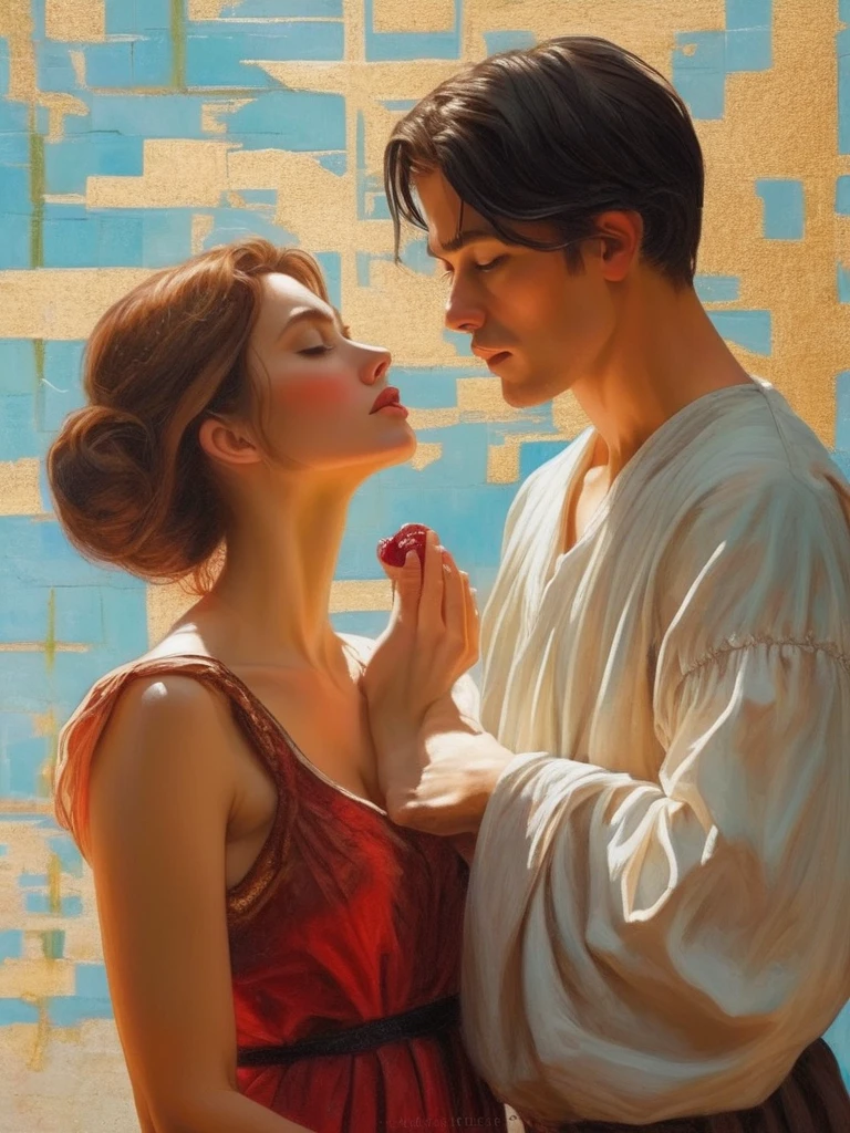 man and woman reconciling