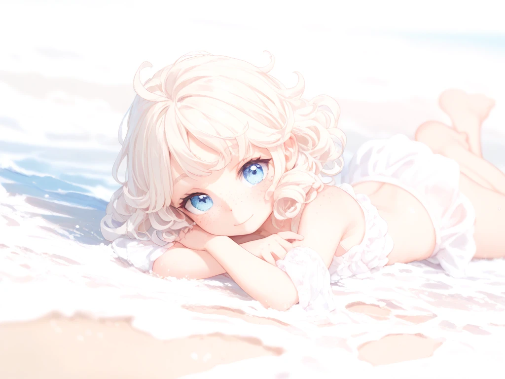score_9, score_8_up, score_7_up, source_anime, best quality, masterpiece, official art, absurdres, highres, ultra-detailed,waifu2x,Collection: Slice of Life,break,1girl, short hair, medium breasts, beautiful detailed eyes, swimsuit, sweat, open mouth, (yawn:0.3), sleepily, lying, ocean, outdoors, wind, break,(clear line illustration:1.2),very high resolution, very aesthetic, super detailed skin, Best sexual lighting powered by famous artist, 8k,cute picture,beauty illustration,photoshop_(medium),,(Detailed Lighting),best anime 8k konachan wallpaper, pixiv contest winner,