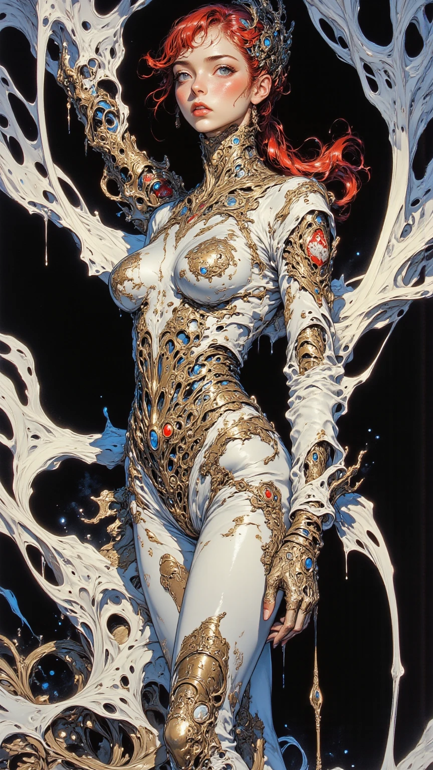 (masterpiece, highest quality, highest quality, official art, beautiful and aesthetic:1.2), very detailed,colorful,most detailed ((super detailed)), (Detailed CG illustration), ((very delicate and beautiful)),cinematic light,
cultivation tank,1 girl, long hair, alone, in water, very long hair, bubble, barefoot, air bubble, chest, body suit, in water, anklet, convenient censoring, Freediving, medium chest
full body,machine made joint,Blood vessels connected to tubes,mechanical spine attached to the back,Mechanical cervical vertebrae attached to the neck,Expressionless,wires and cables connected to the neck,Wires and cables on the head,character focus,SF,Blood,