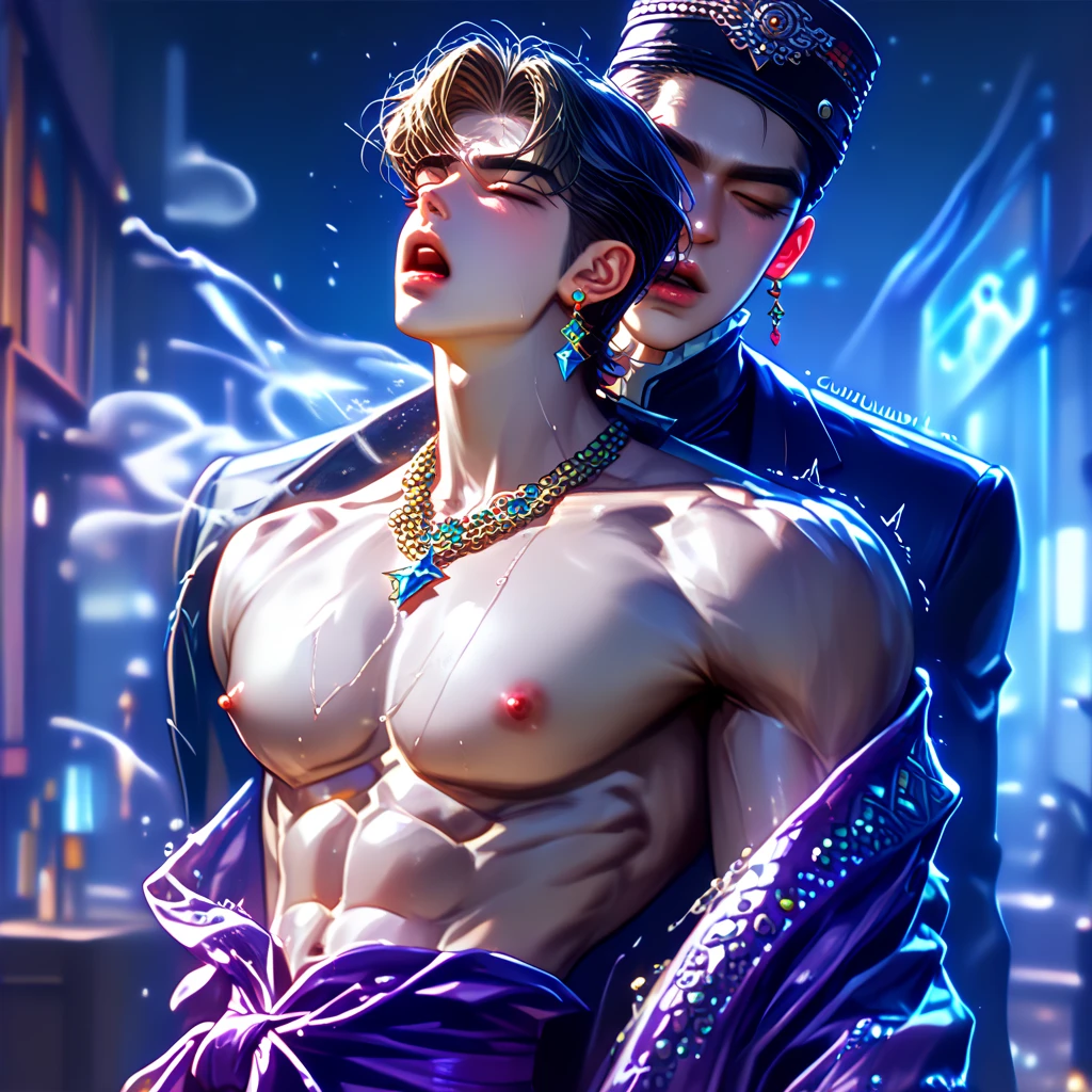 Anime style, oil painting, Justin Bieber Caresses himself in intimate places, perfect Ballet dancers in tight white tights, Muscular legs , Perfect ass, perfect round buttocks, muscular young man, large bulge, protruding codpiece, Nineteen year old boys, teenager, Libido boy, Female physiognomy, ((boy,male gender))), ((good anatomy,accurate body proportions,detailed shota body for young boy, perfect anatomy))), serious and thoughtful man,(nsfw),cute,(red tights),(( red panties Convex sensual wet crotch, large mound)),(tiny bulge on panties),(((intricate outfit,intricate clothes))), (extremely detailed CG unity 8k wallpaper),(intricate),(masterpiece),(best qualityq)
