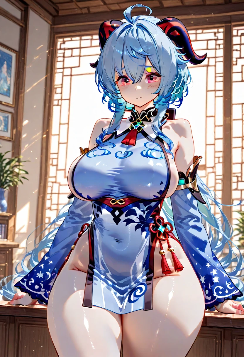 a beautiful detailed woman, 1girl, perfect body, sensual figure, slender, large breasts, thick thighs, gorgeous face, intricate details, high quality, masterpiece, official art, stunning, vibrant colors:1.5, art nouveau:1.5