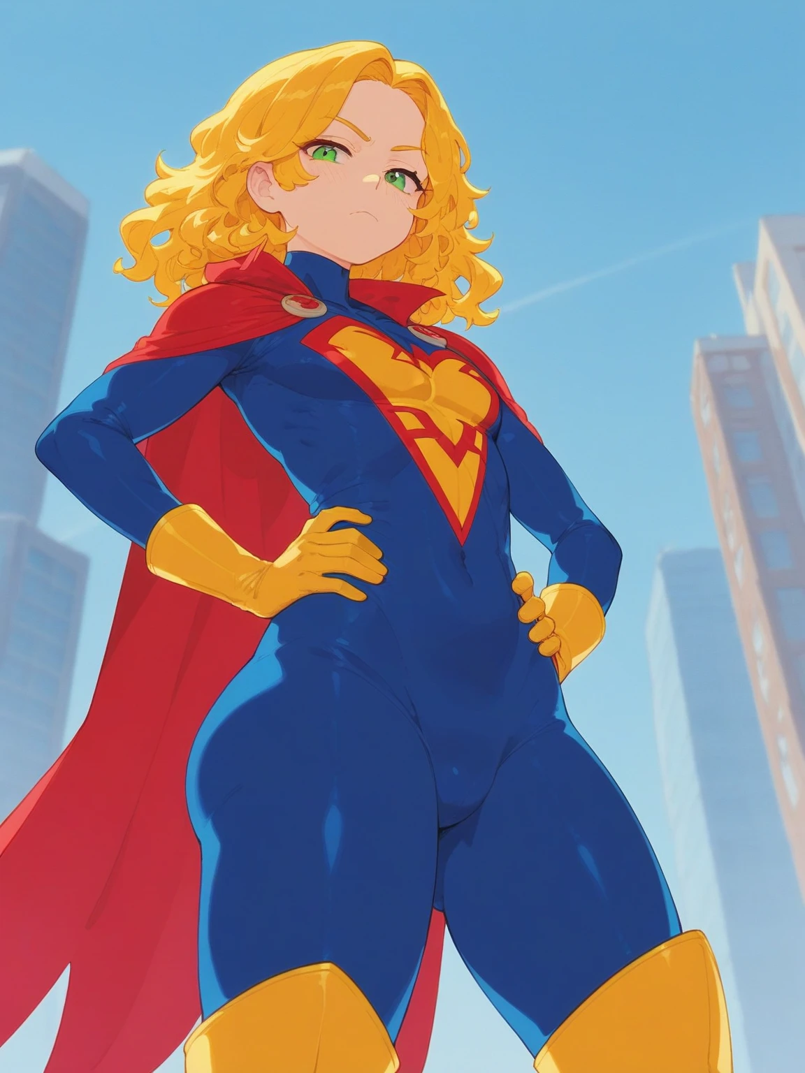 score_9, score_8_up, score_7_up, BREAK, <lora:sunafukitabito-guy-PONYv1:1>, 1girl, solo, large breasts, cowboy shot, <lora:add-detail-xl:.5>, sw2099, bodysuit, red eyes, superhero, skin tight, blue bodysuit, brow hair, short hair <lora:SpiderWoman2099_V1-Manityro:.8>