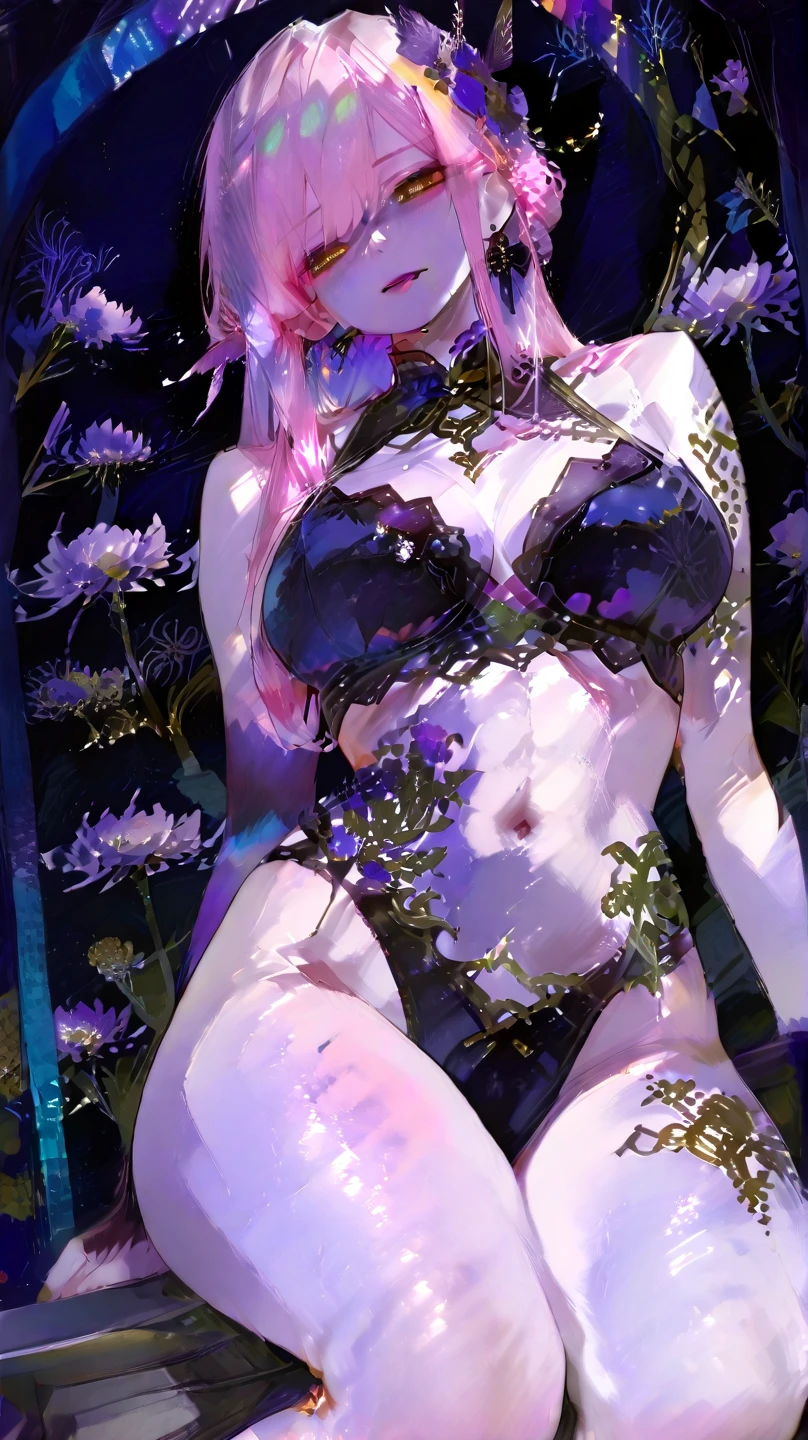 {{{{{16k}}}}}, {{{{{The immorality of watching the process of transforming a pure girl loved by everyone into her facial rank and tits rose to the SSS rank of top-notch pretty japanese actresses, getting more her tattoos increase and the lines of her breasts become clearer with deep cleavage, She is laid on an coffin of flowers bouquets of flowers are stabbed all over her body and her body becomes more curvy her tits more erect as they float above her and she is turned into a cutesy flower arrangements, She knows that if she sleeps she will lose her life but she cannot stop her sleep her eyelids grow heavy and the moment she is fully asleep the flower glows absorbs her life blooms more cutely and transforms her corpse into something lovely and capable of eternal necrophilia, Each time she was necrophiliac her tattoos increased the tattoos her waist and underbust became thinner, her breasts become even larger and deeper with cleavage, her skin is changed to be smoother, Her hair is replaced by a bang long glossy very Straight hair, Everything about her became one with the flowers so that her nipples and cunt were stained with flower tattoos her straight hair hung out like flower vines and her tits bore like the fruit of a flower her nipples are raised as large as buds, She is fitted with a heart collar that puts people into eternal sleep which transforms her into a cute once-in-a-millennium narcotic hallucinogenic flower arrangement that becomes her too-cute corpse}}}}},{{Extremely detailed}},{{{{{integrated her head pure small, Enchanting Too thick and erotic lips, Her thickened lips shimmer with luster}}}}},{{{{{Her tattoos spread all over her body with hallucinations, She is tattooed with lewd flowers on her neck, arms, lower abdomen, thighs, Flower piercings are attached all over her body}}}}}