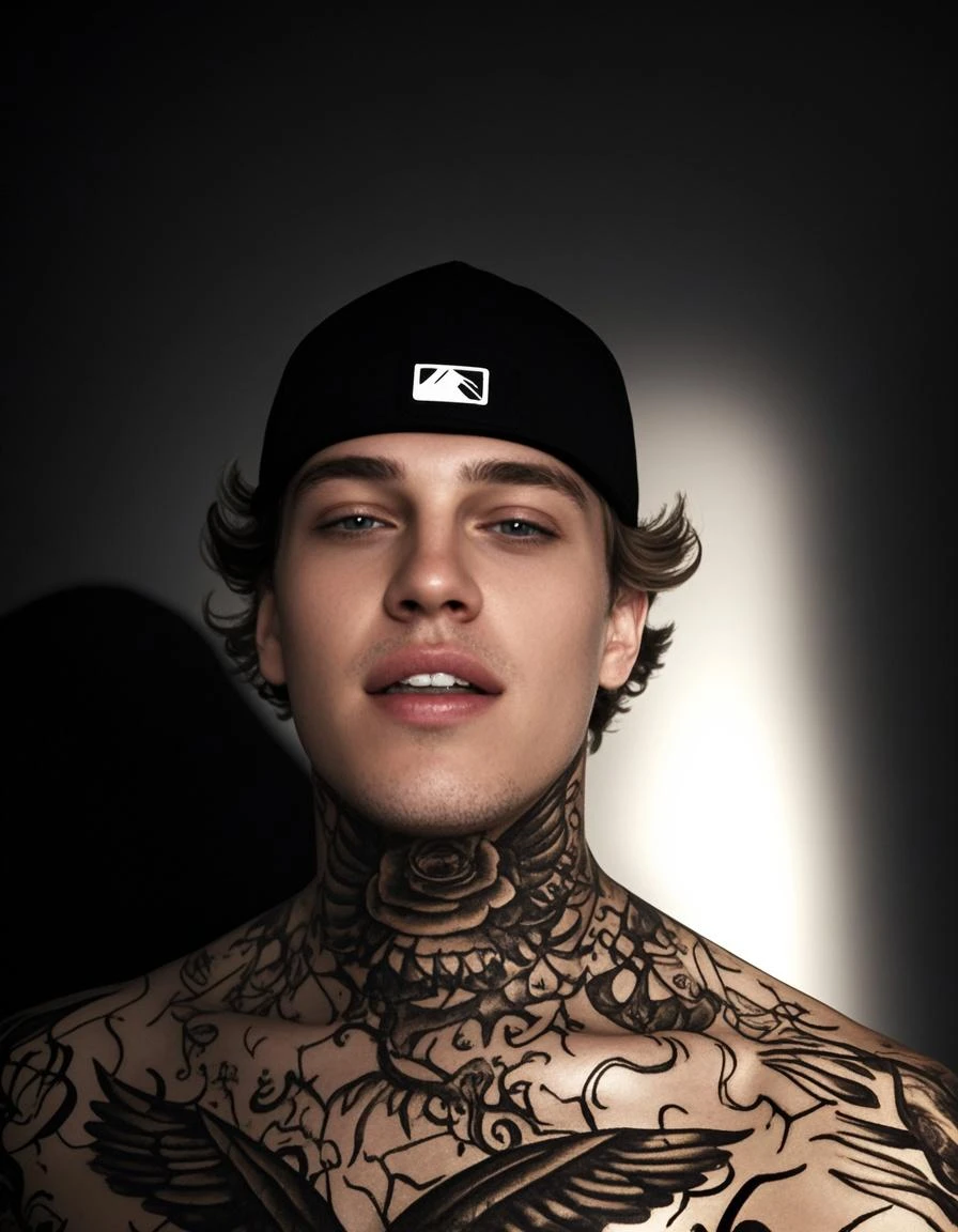 Justin Bieber denudo