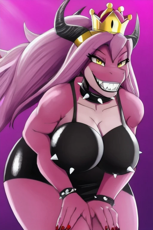 demon form, solo, masterpiece, ultra hd, absurdres, best quality, full body, pinup, <hypernet:Off8mile-gao:1>, disgust, clenched teeth